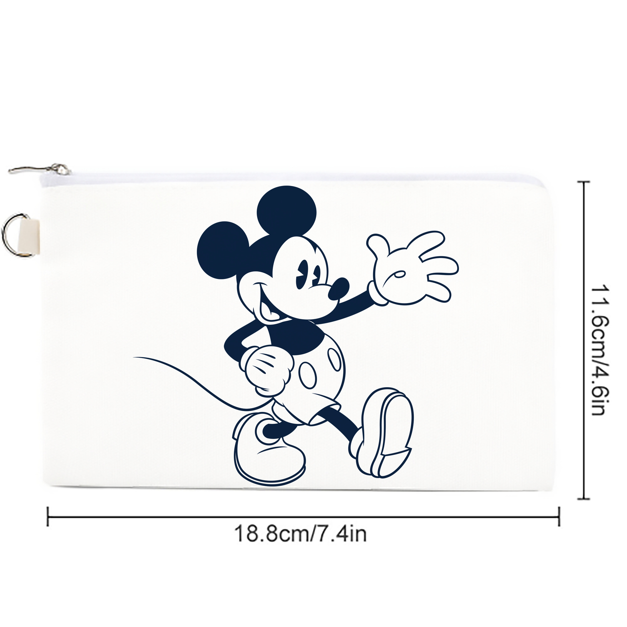 ミッキーマウス Mickey Mouse キャンバス生地ポーチ　小物入れ