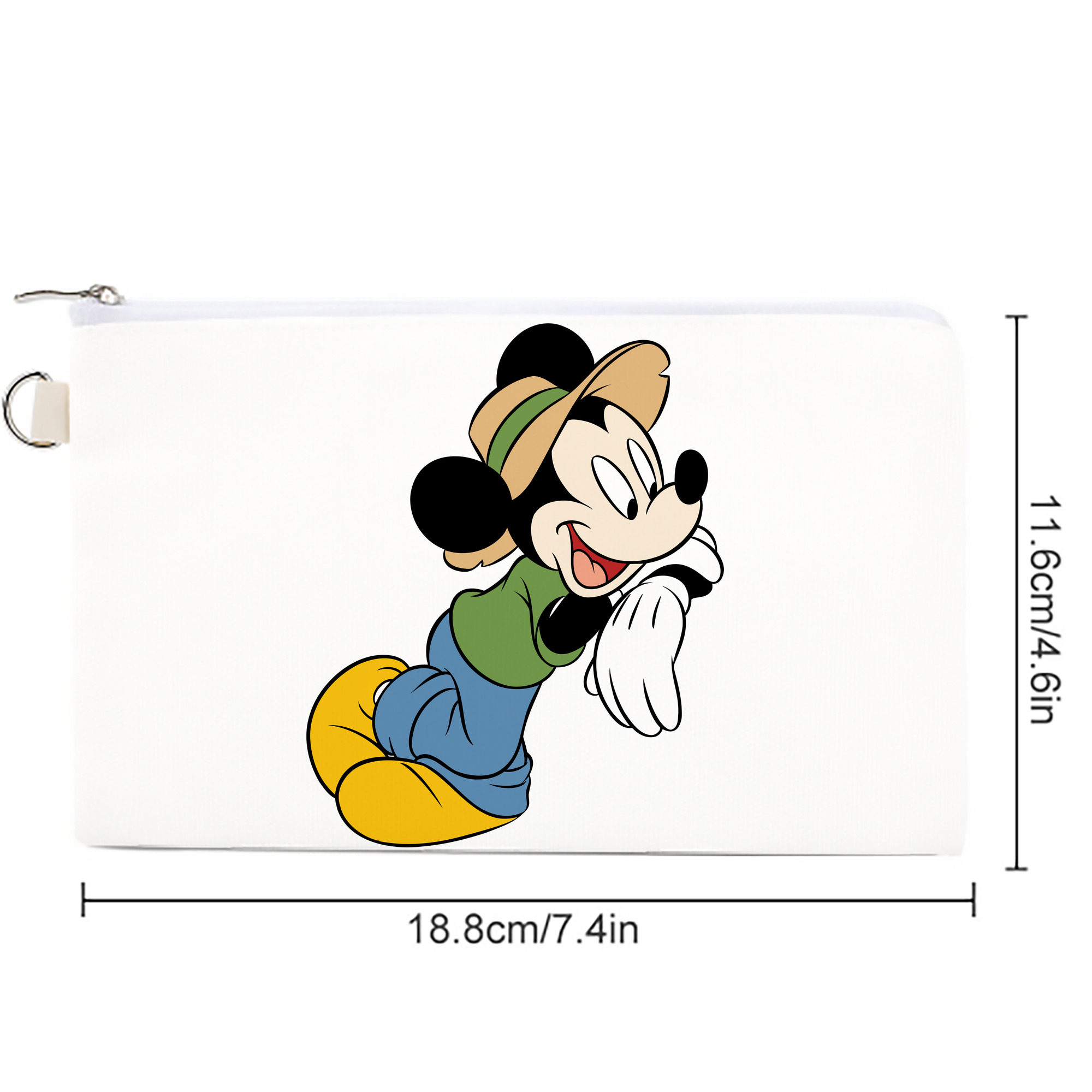 ミッキーマウス Mickey Mouse キャンバス生地ポーチ　小物入れ