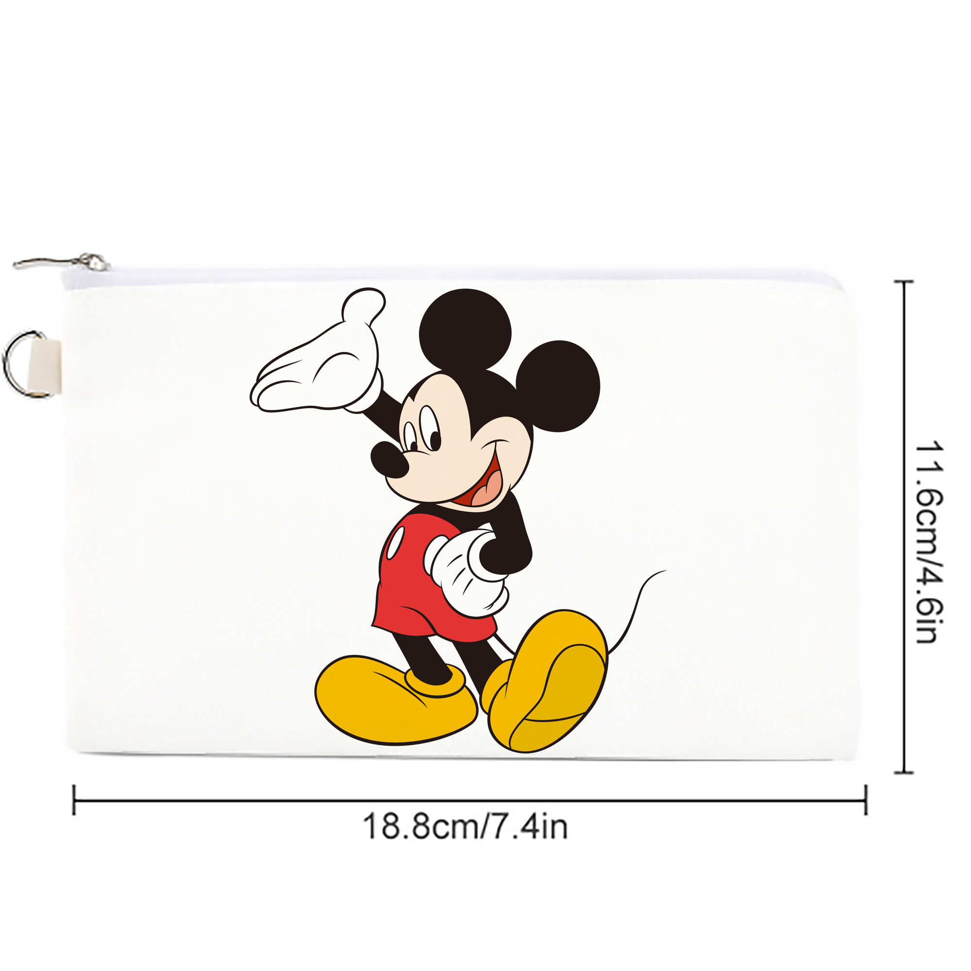 ミッキーマウス Mickey Mouse キャンバス生地ポーチ　小物入れ