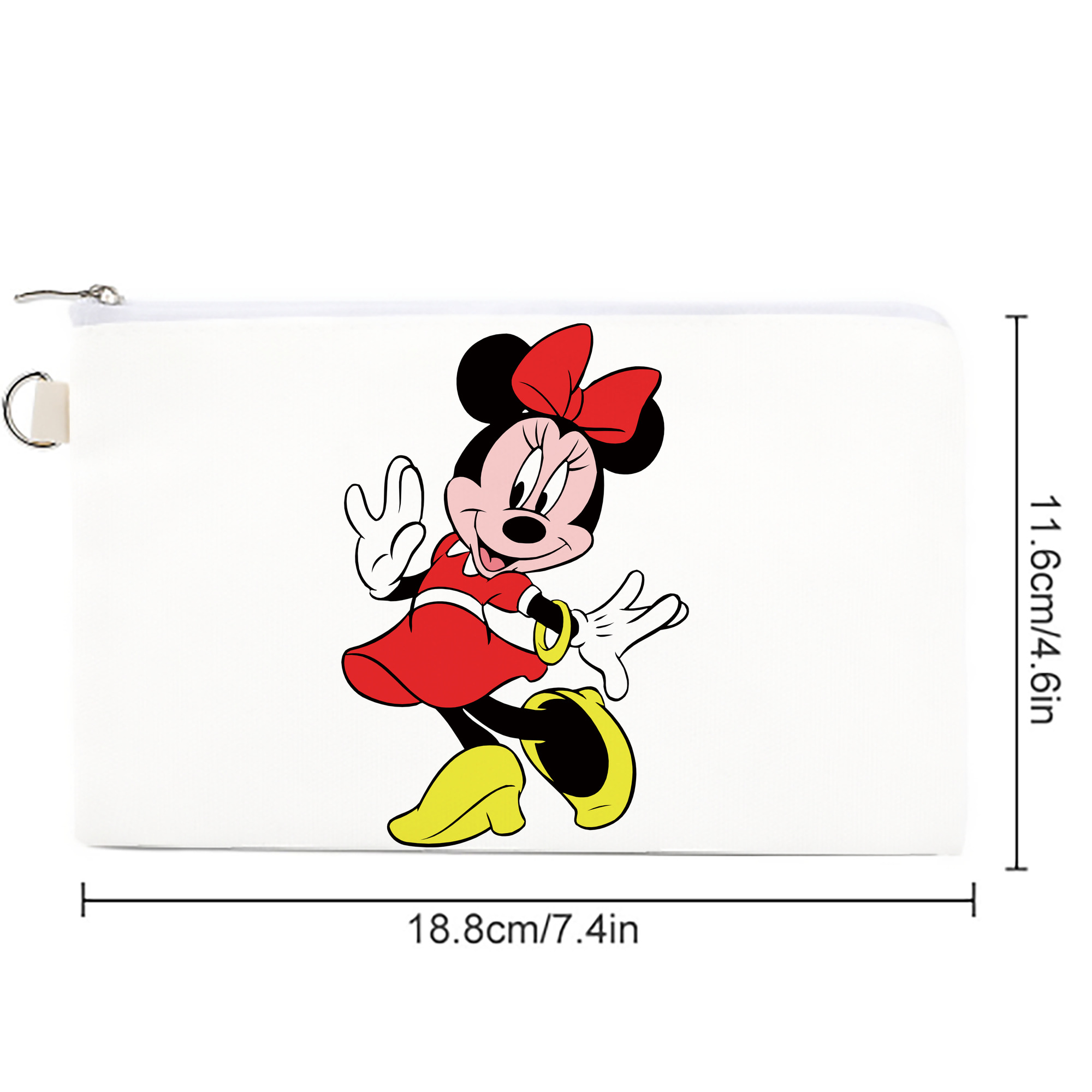 ミッキーマウス Mickey Mouse キャンバス生地ポーチ　小物入れ