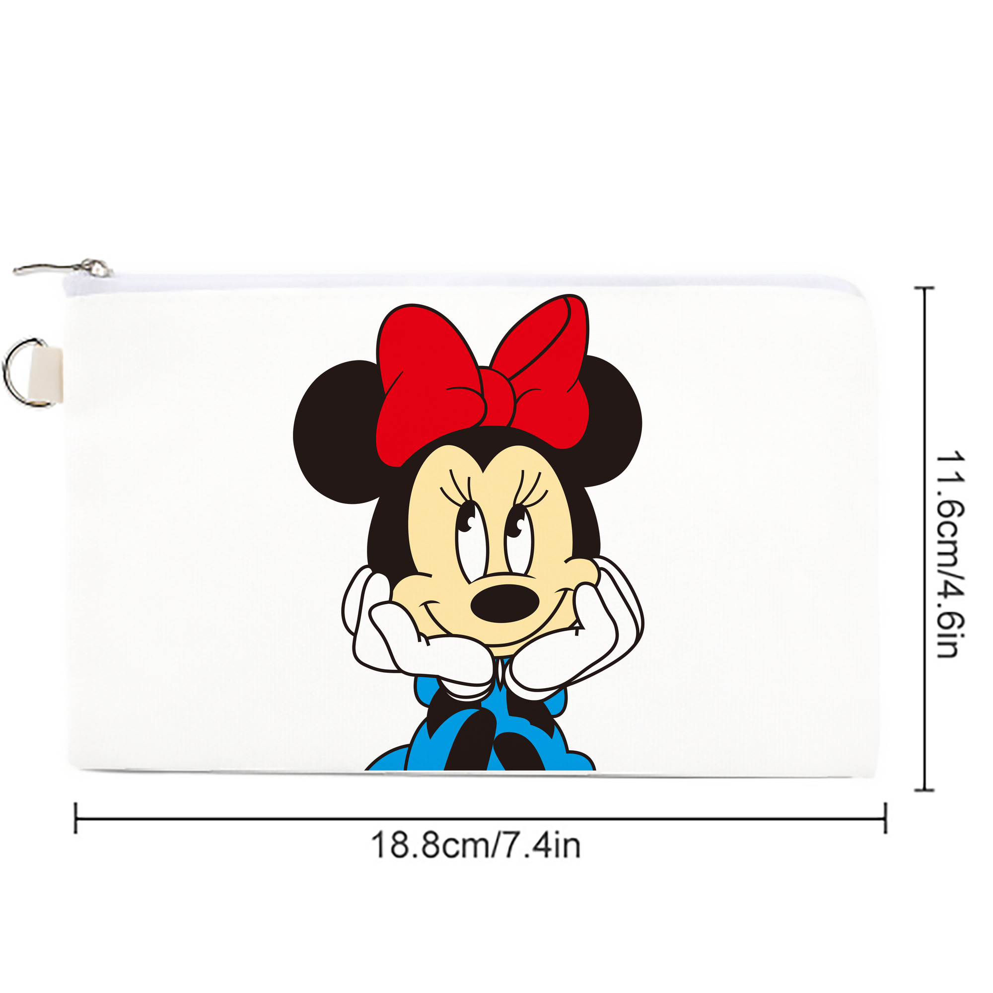 ミッキーマウス Mickey Mouse キャンバス生地ポーチ　小物入れ