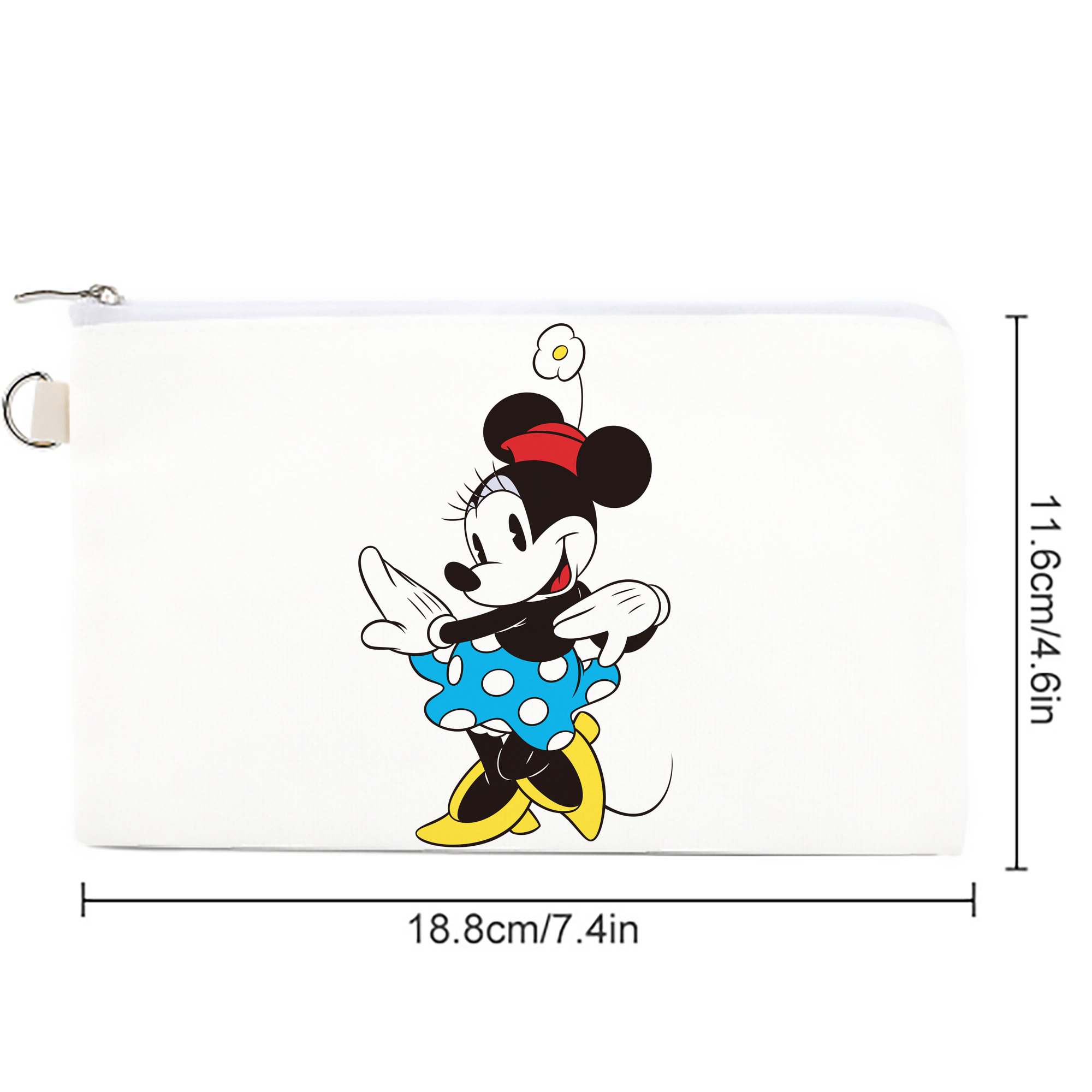 ミッキーマウス Mickey Mouse キャンバス生地ポーチ　小物入れ