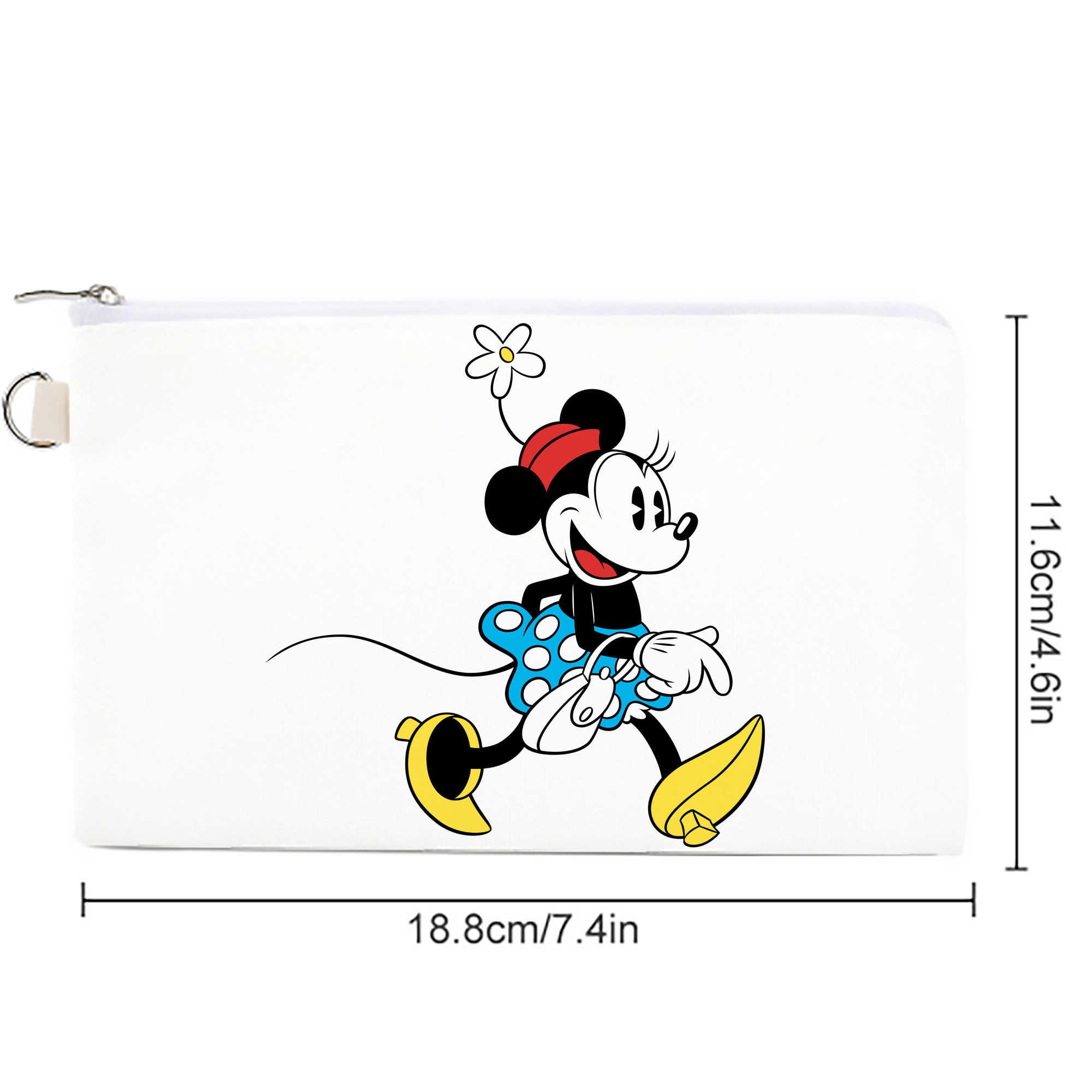 ミッキーマウス Mickey Mouse キャンバス生地ポーチ　小物入れ