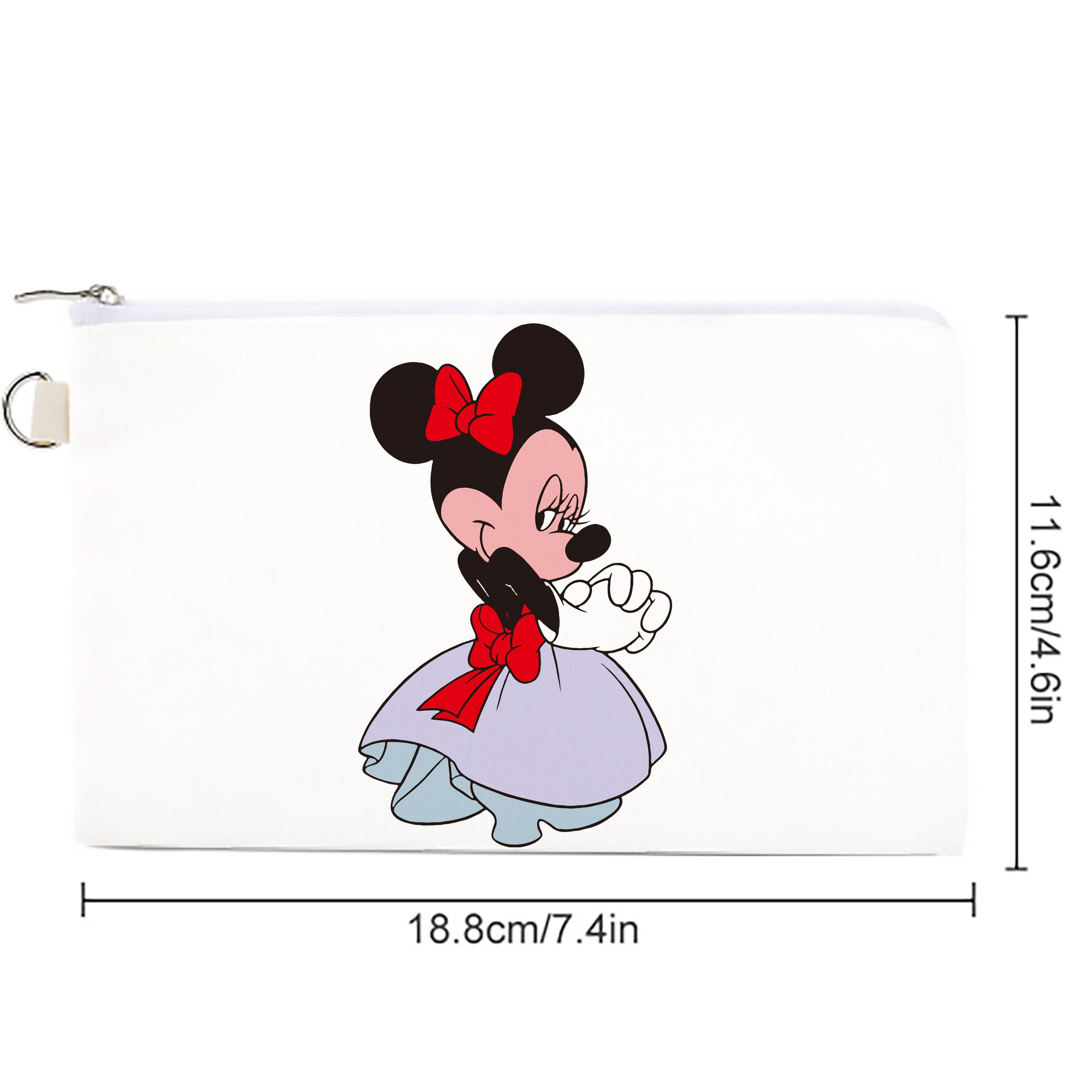 ミッキーマウス Mickey Mouse キャンバス生地ポーチ　小物入れ