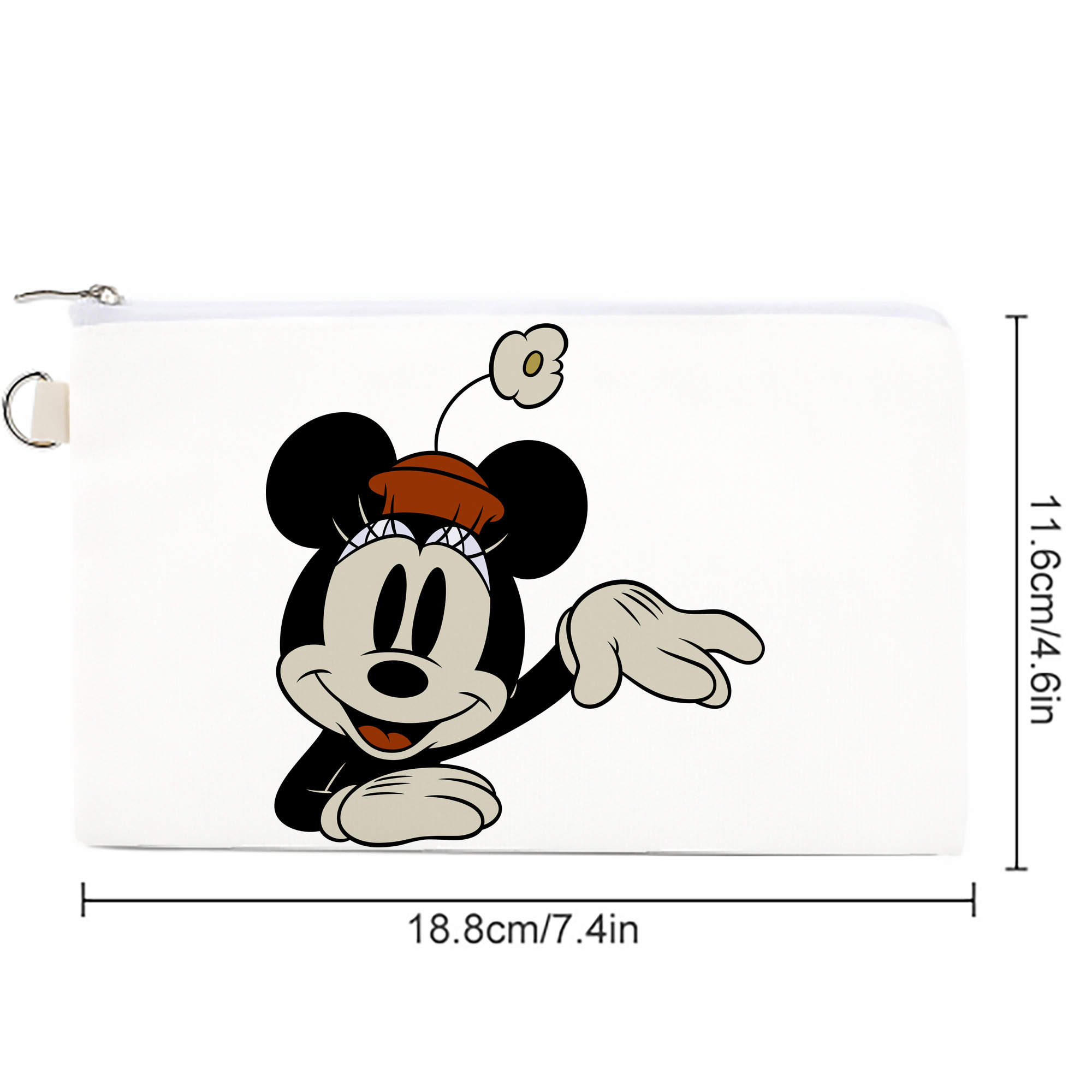 ミッキーマウス Mickey Mouse キャンバス生地ポーチ　小物入れ