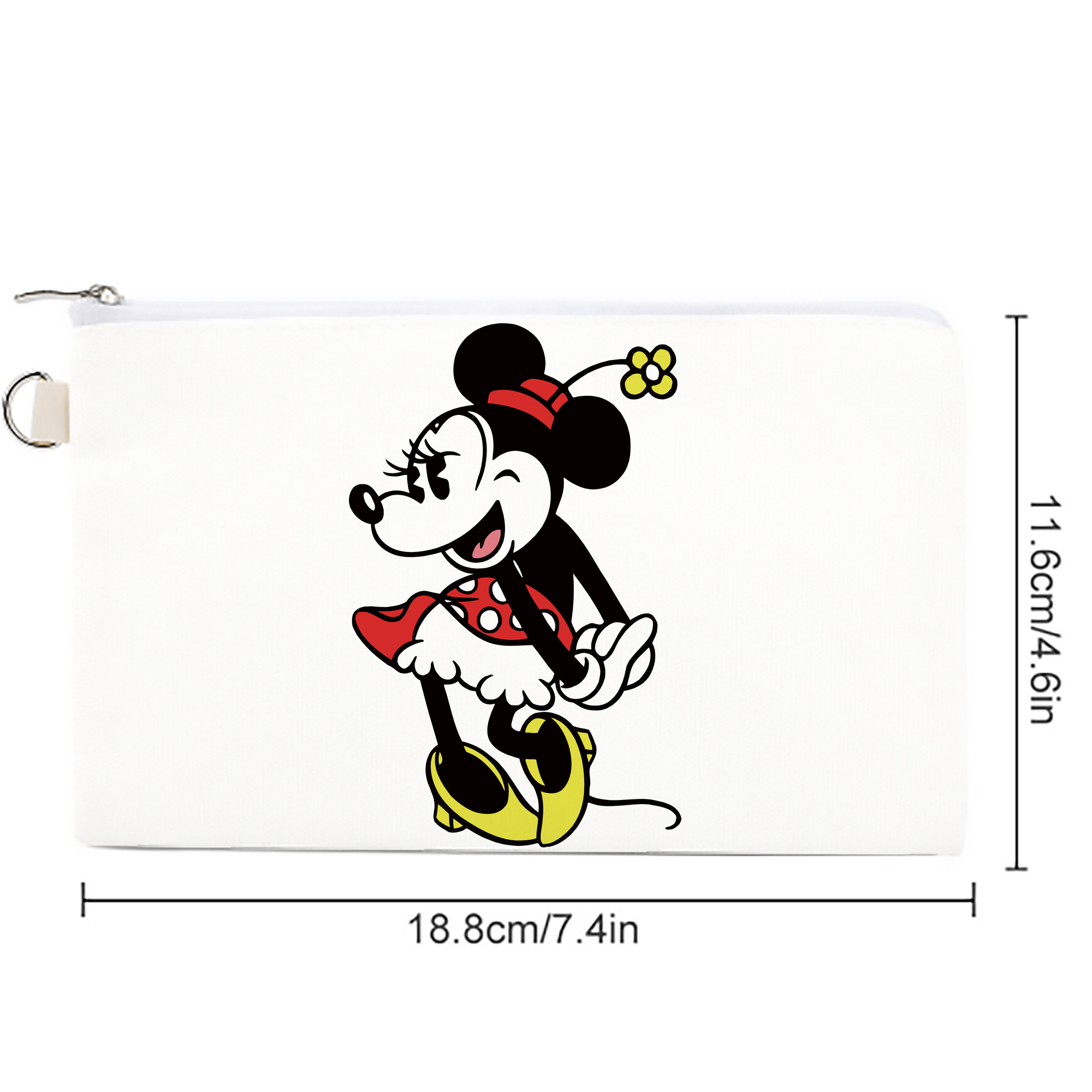 ミッキーマウス Mickey Mouse キャンバス生地ポーチ　小物入れ