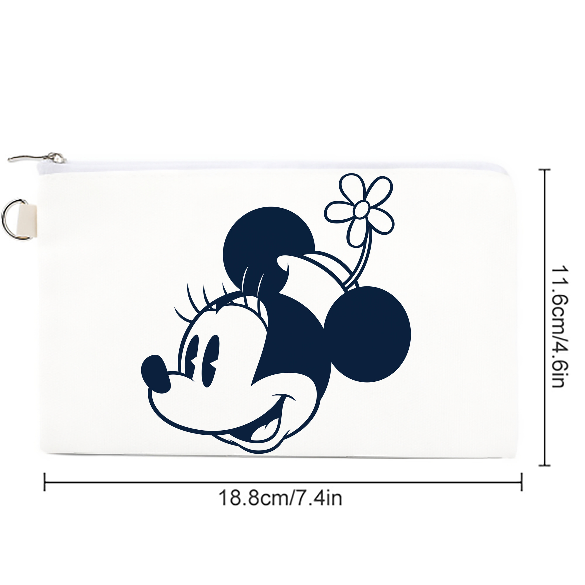 ミッキーマウス Mickey Mouse キャンバス生地ポーチ　小物入れ
