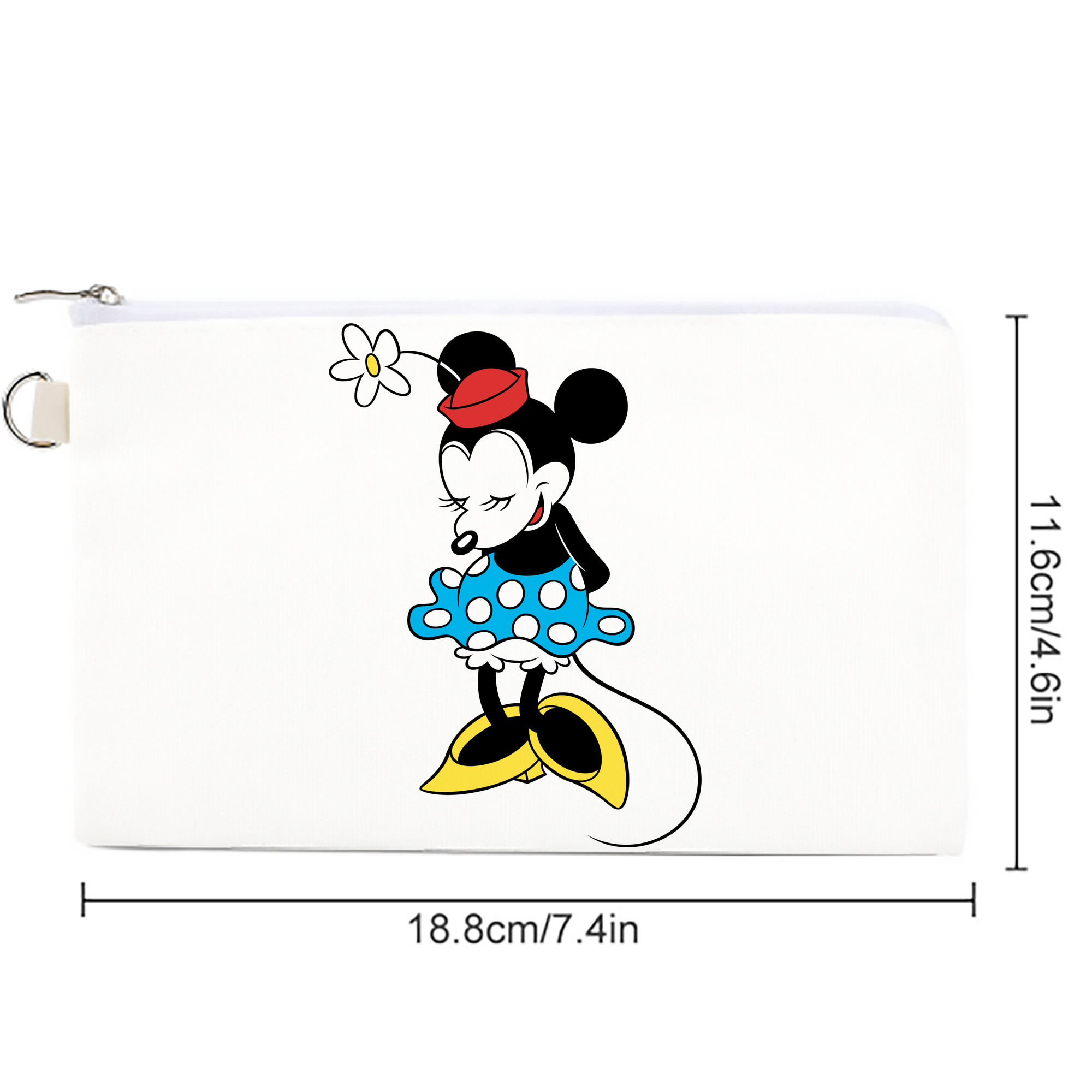 ミッキーマウス Mickey Mouse キャンバス生地ポーチ　小物入れ