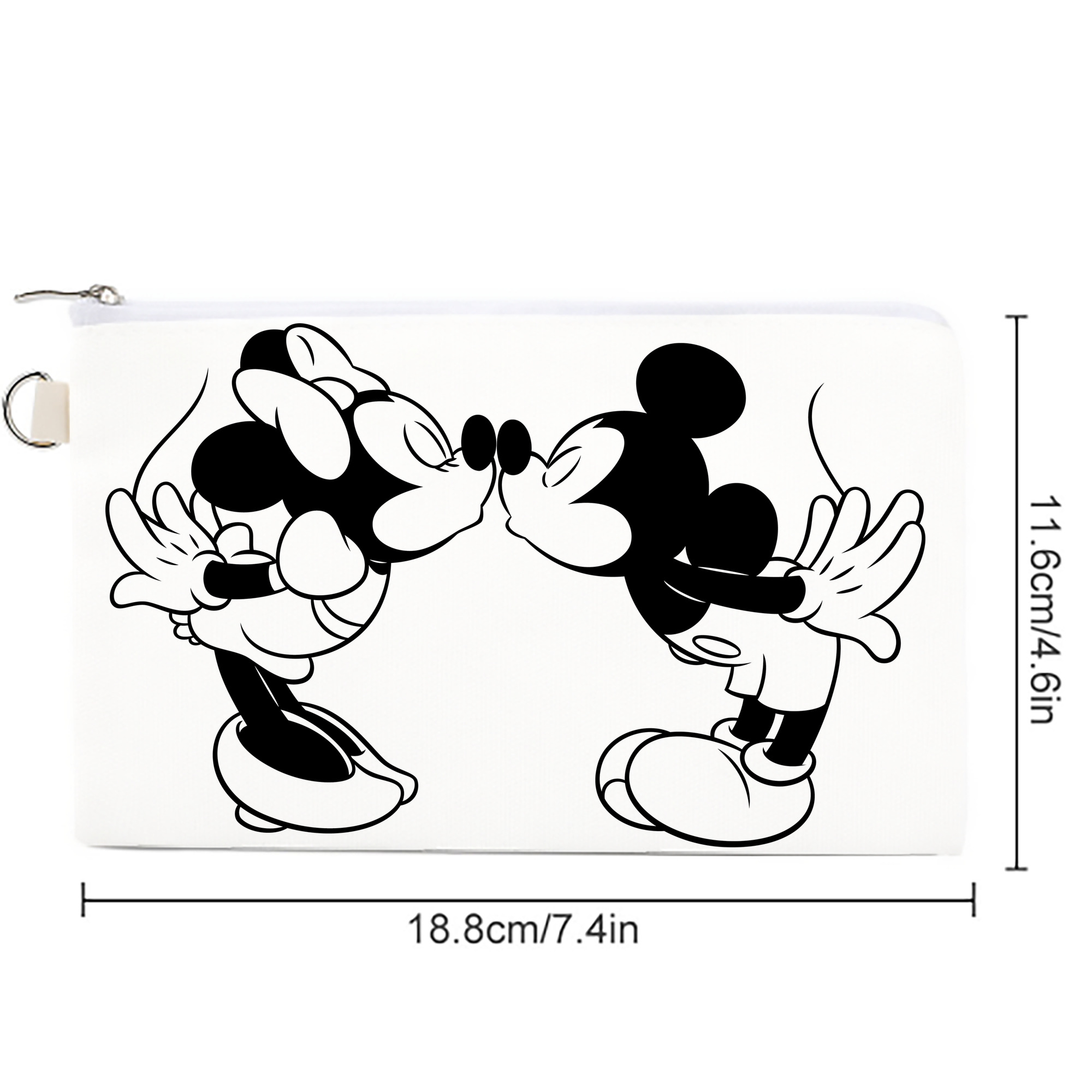 ミッキーマウス Mickey Mouse キャンバス生地ポーチ　小物入れ