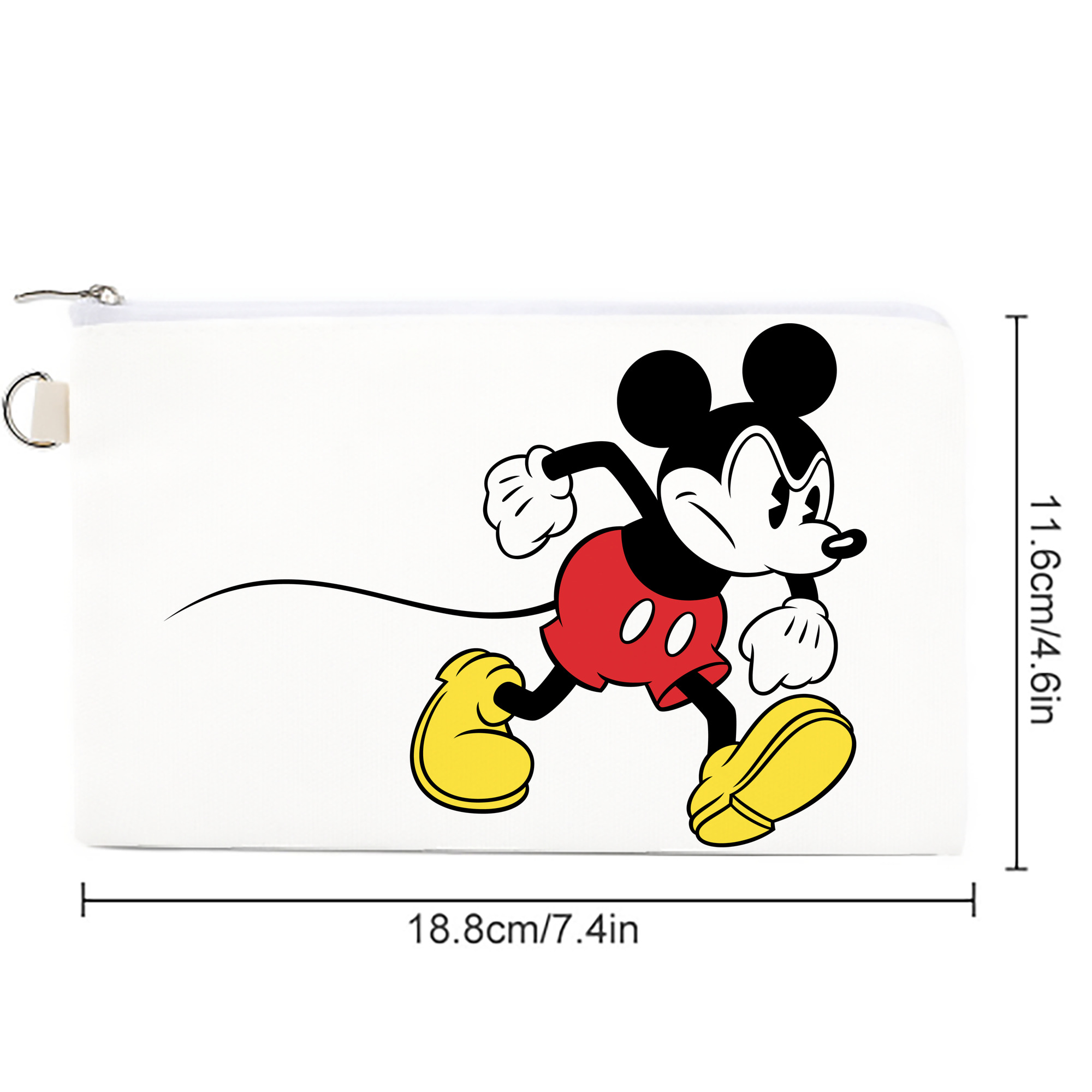 ミッキーマウス Mickey Mouse キャンバス生地ポーチ　小物入れ