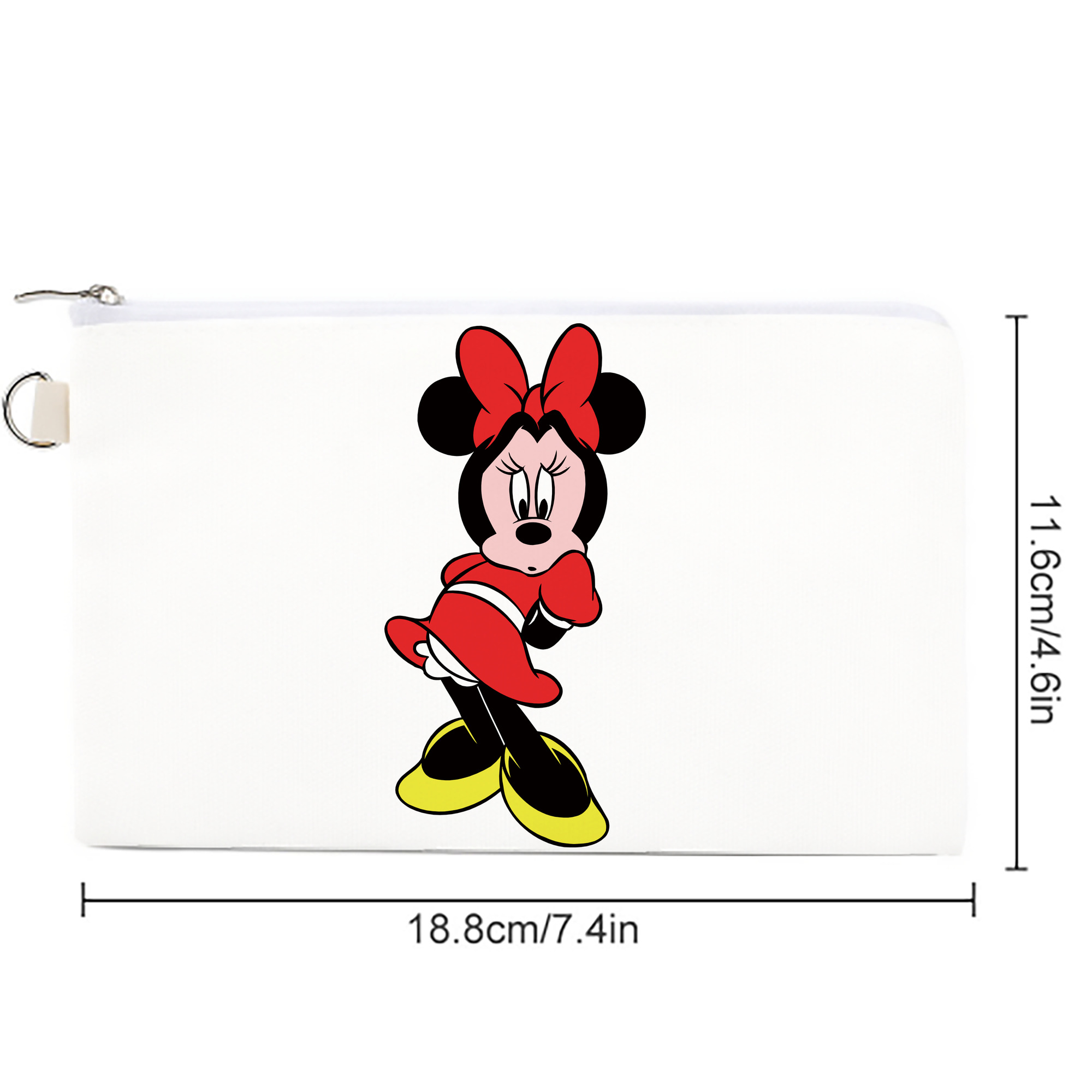 ミッキーマウス Mickey Mouse キャンバス生地ポーチ　小物入れ