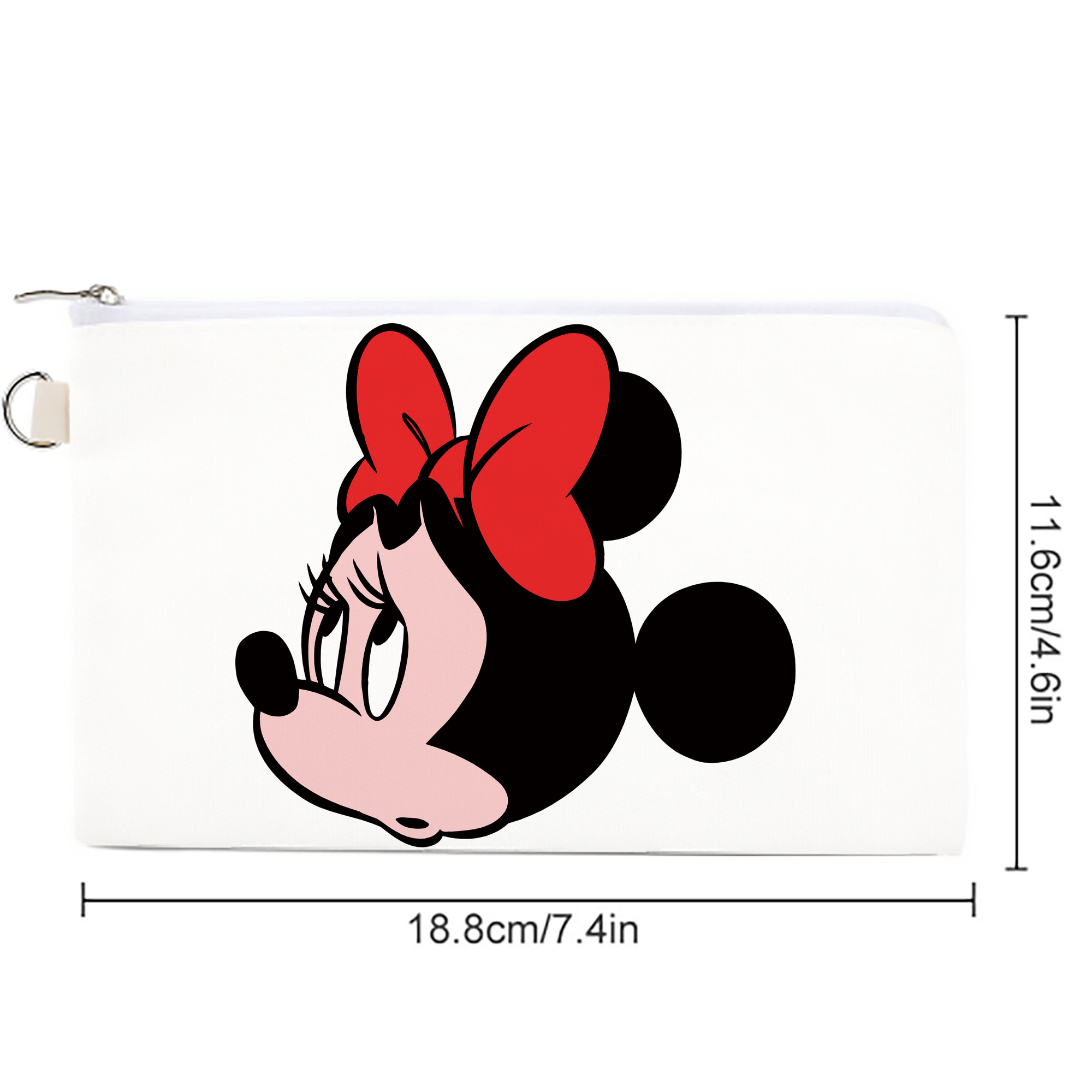 ミッキーマウス Mickey Mouse キャンバス生地ポーチ　小物入れ