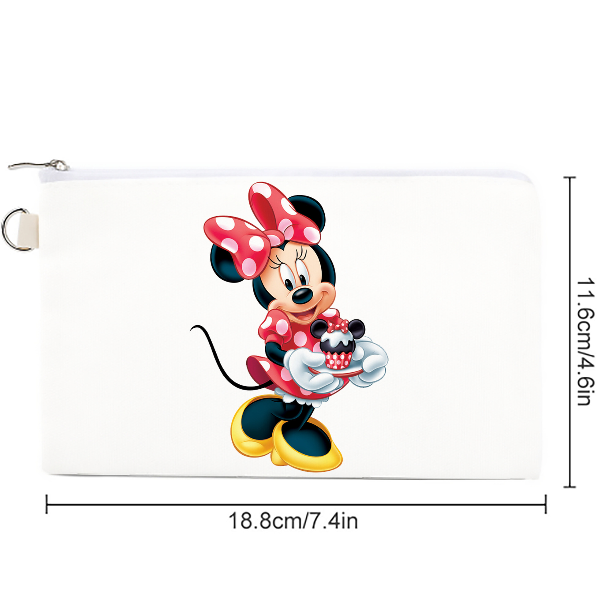 ミッキーマウス Mickey Mouse キャンバス生地ポーチ　小物入れ