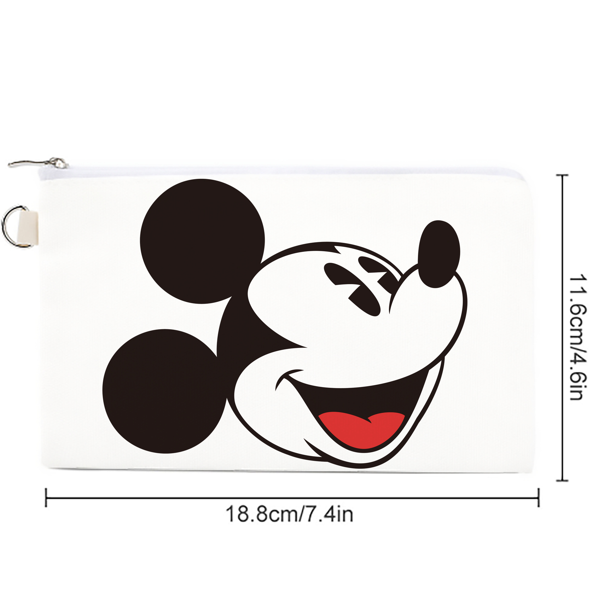 ミッキーマウス Mickey Mouse キャンバス生地ポーチ　小物入れ