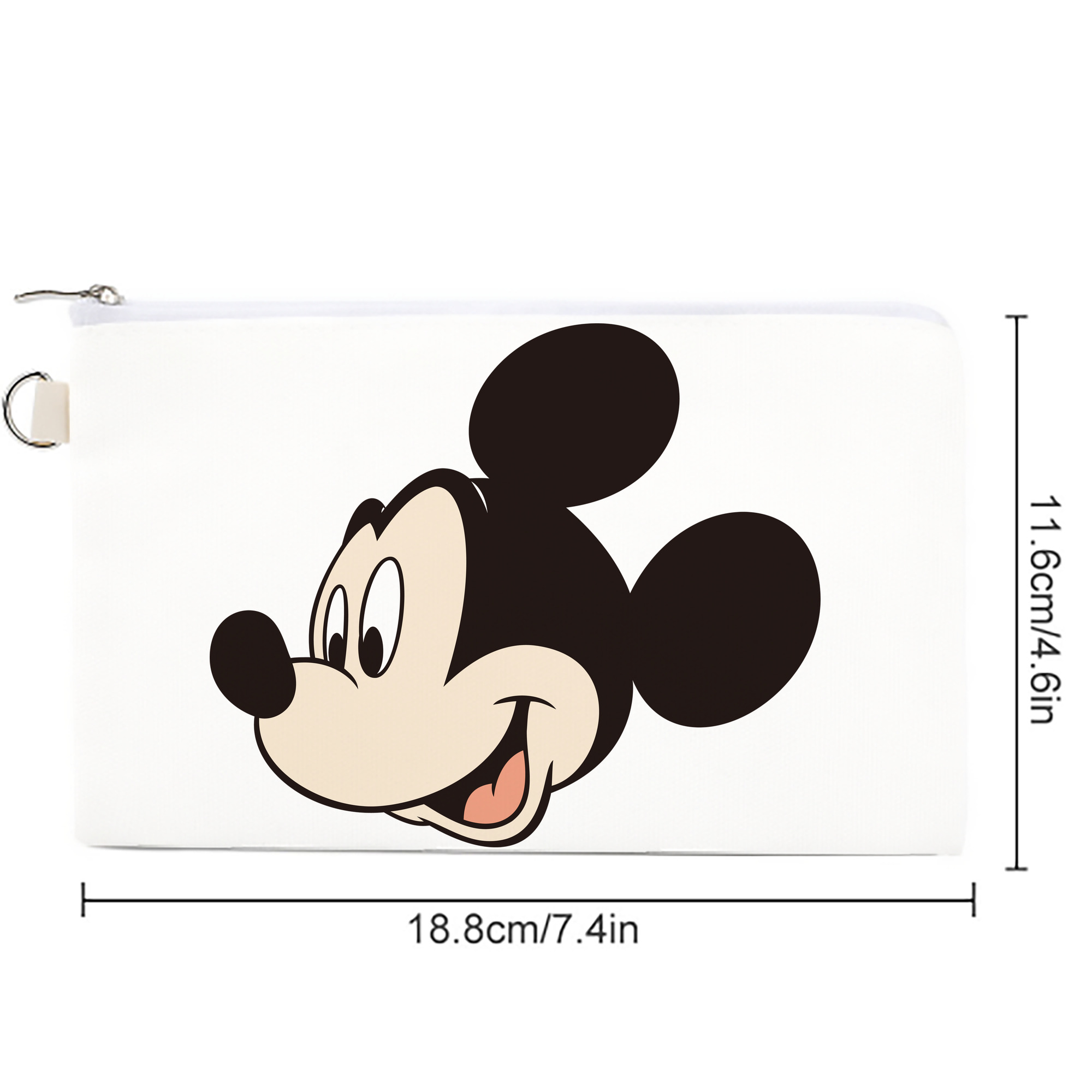 ミッキーマウス Mickey Mouse キャンバス生地ポーチ　小物入れ