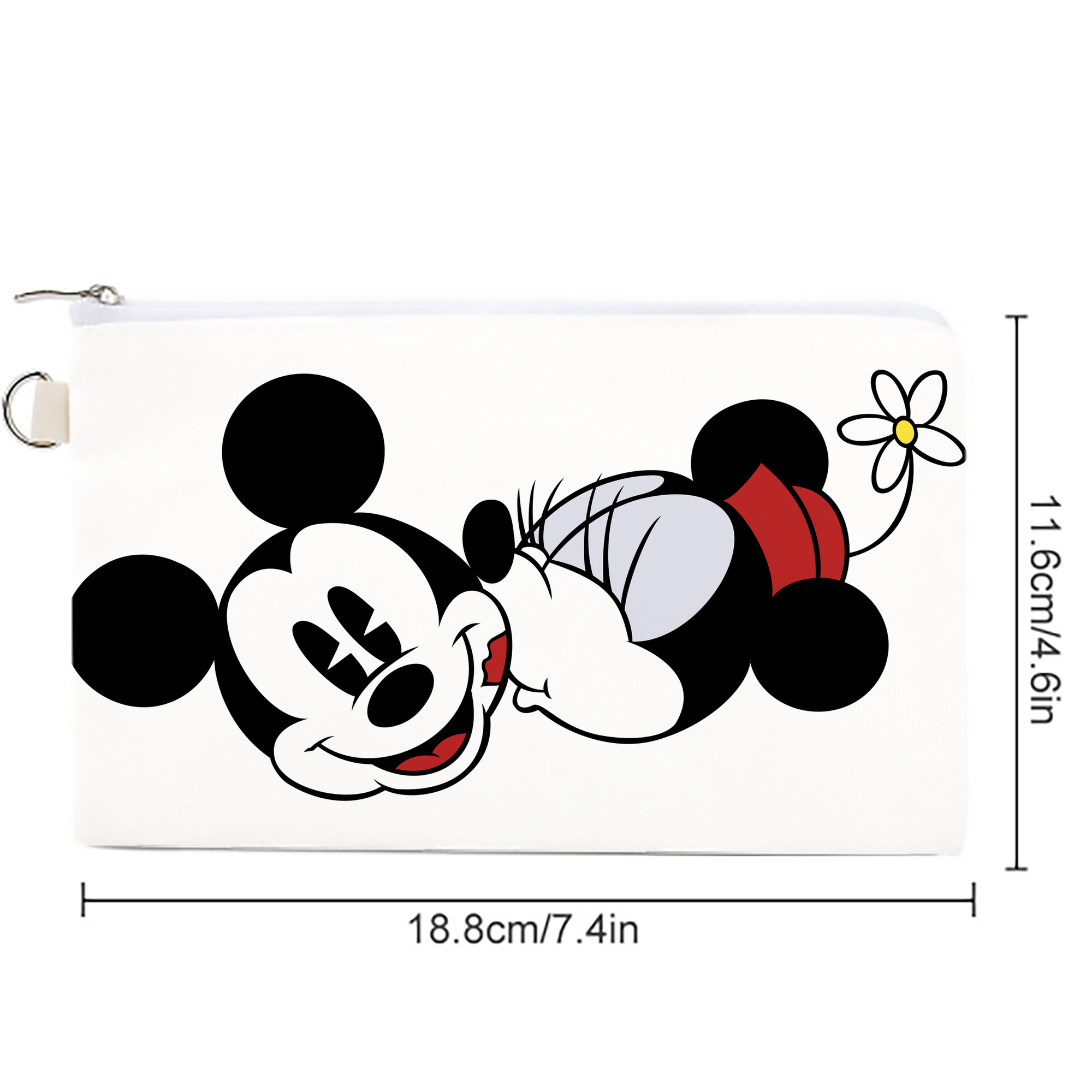 ミッキーマウス Mickey Mouse キャンバス生地ポーチ　小物入れ