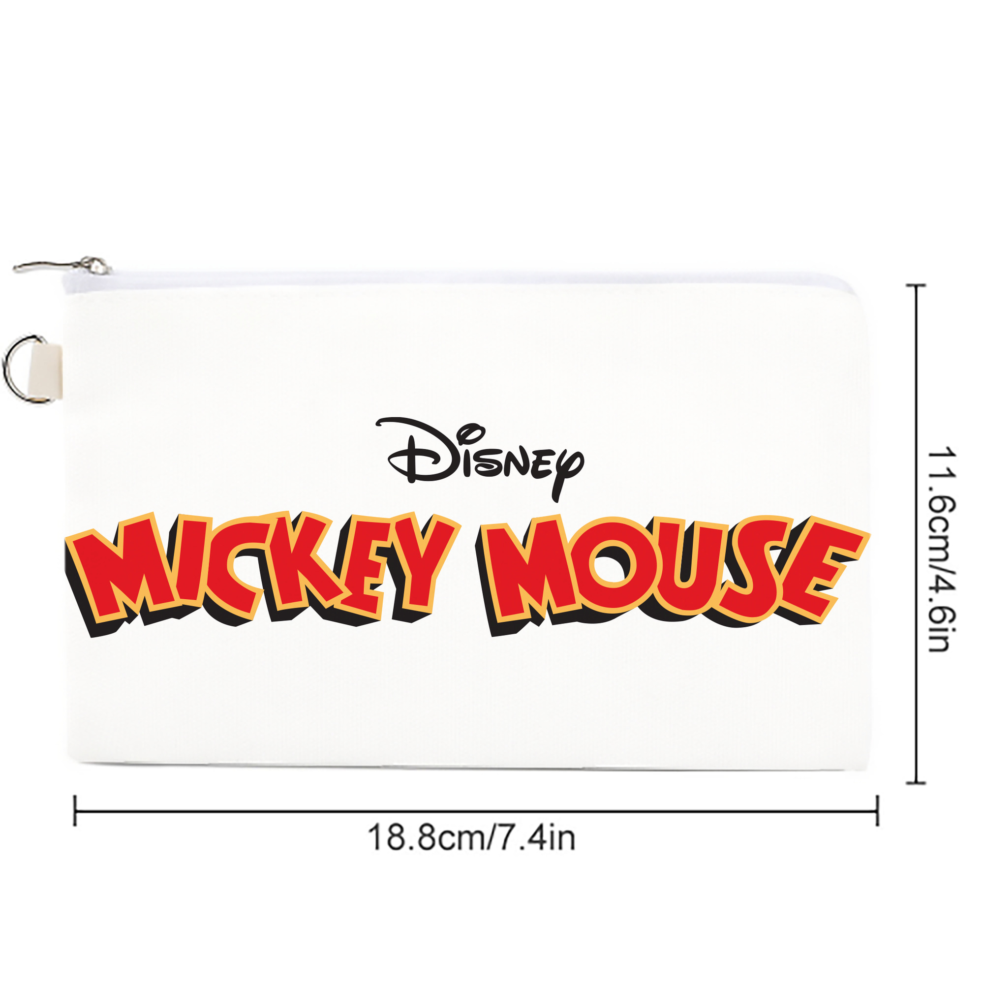 ミッキーマウス Mickey Mouse キャンバス生地ポーチ　小物入れ