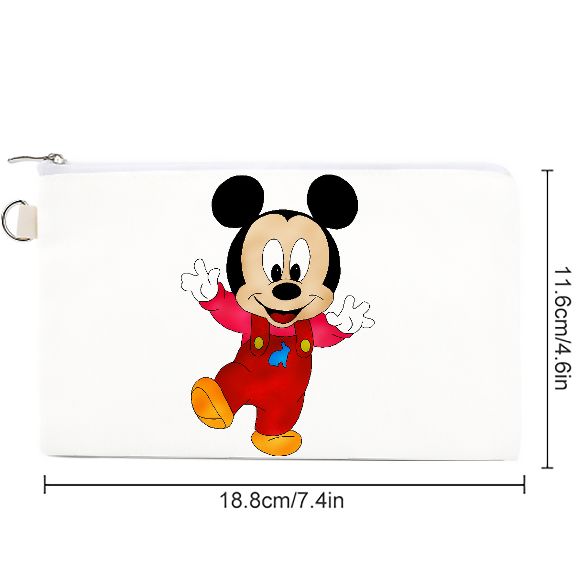 ミッキーマウス Mickey Mouse キャンバス生地ポーチ　小物入れ