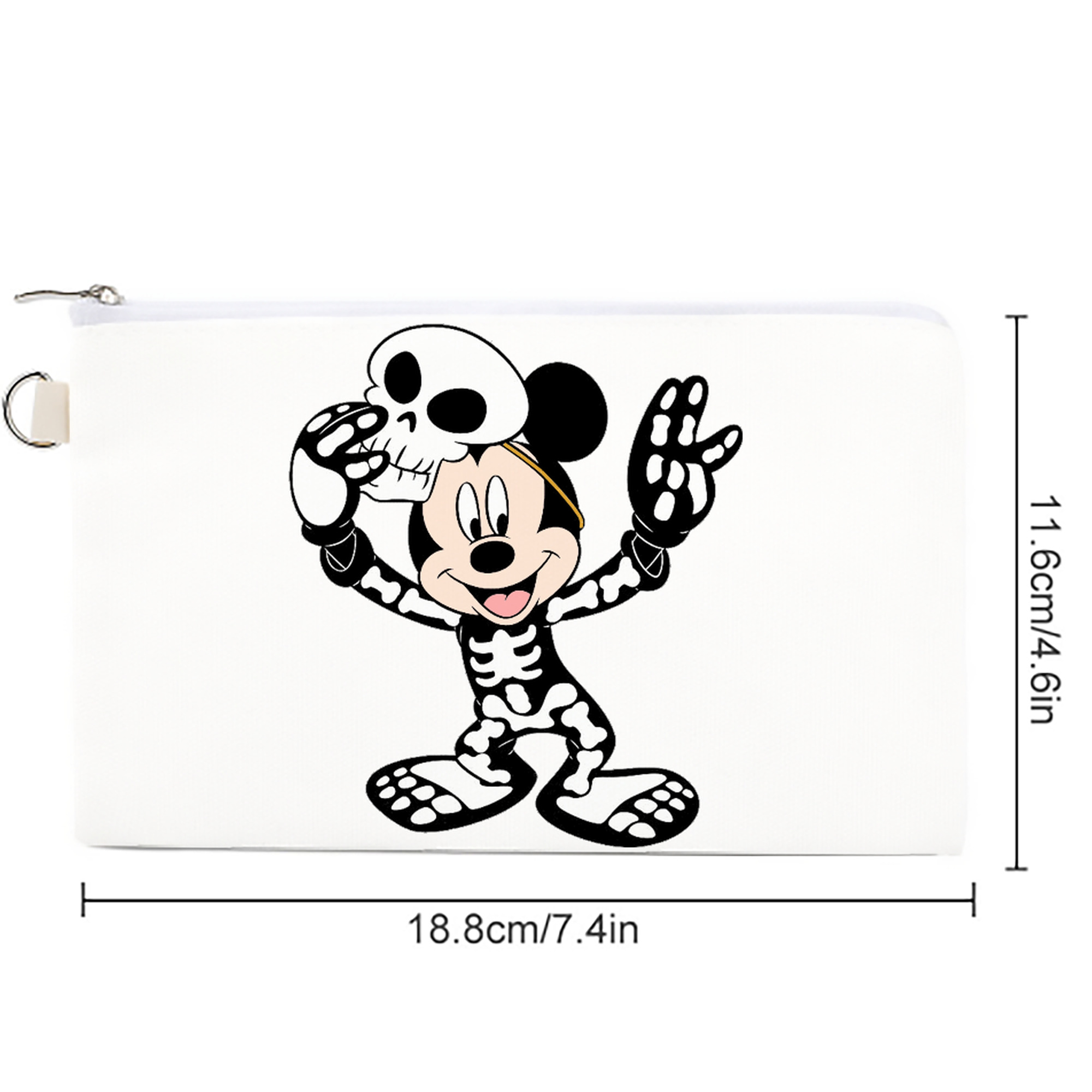 ミッキーマウス Mickey Mouse キャンバス生地ポーチ　小物入れ