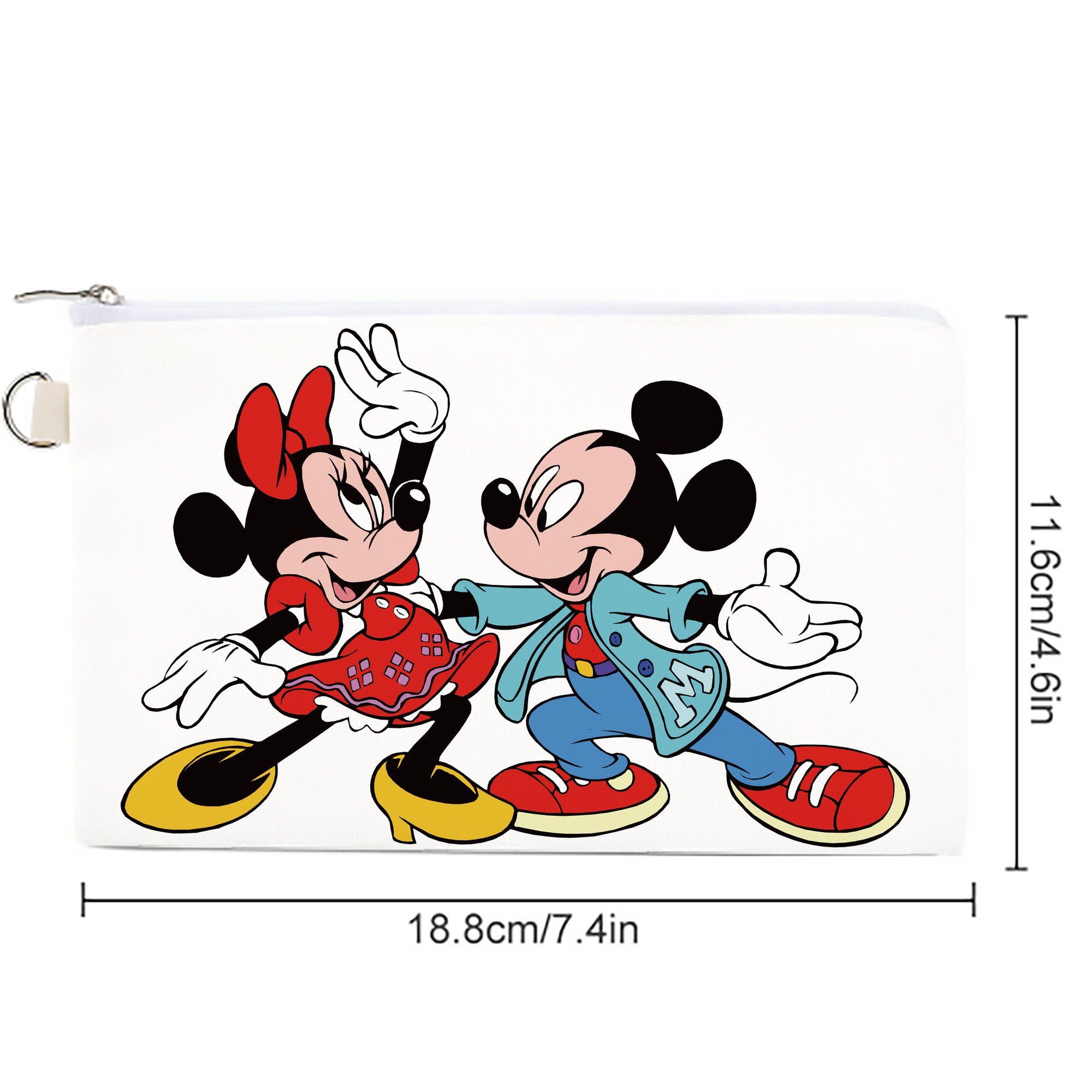 ミッキーマウス Mickey Mouse キャンバス生地ポーチ　小物入れ
