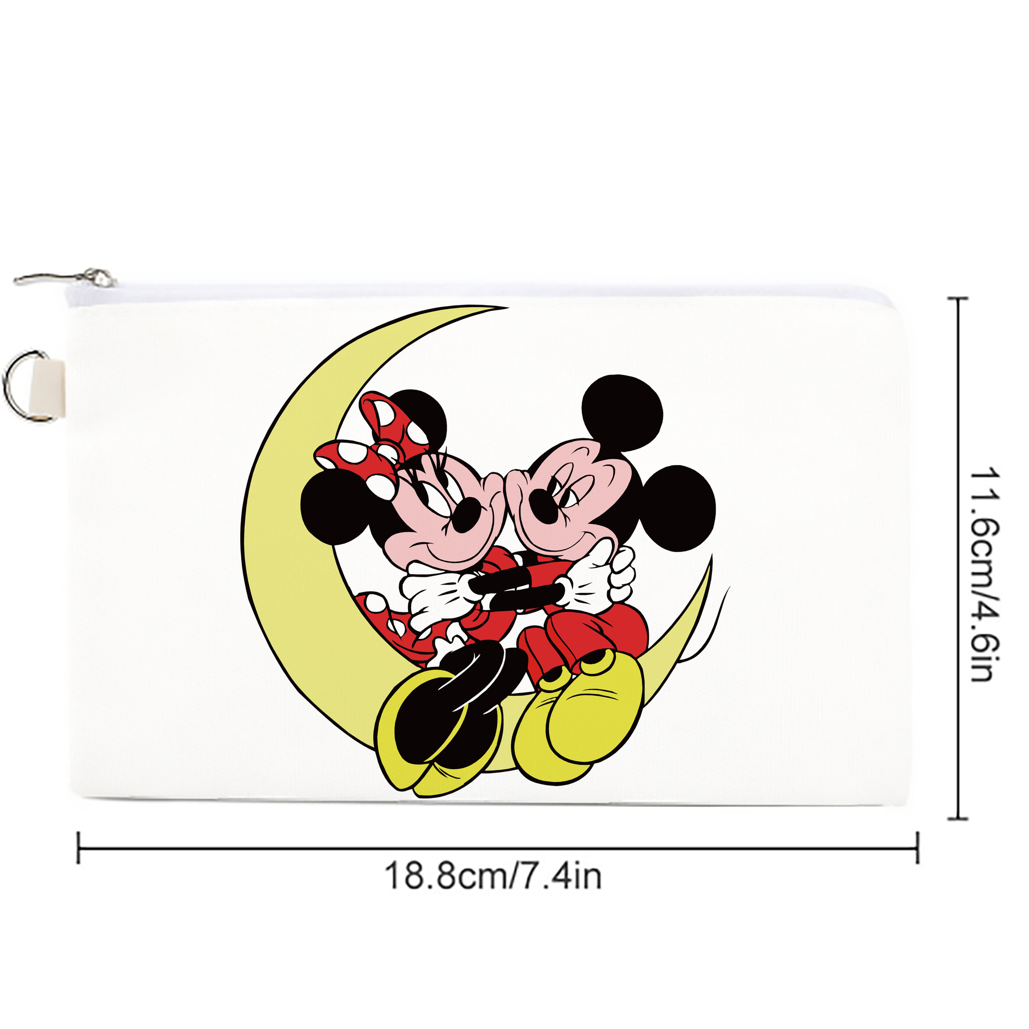 ミッキーマウス Mickey Mouse キャンバス生地ポーチ　小物入れ