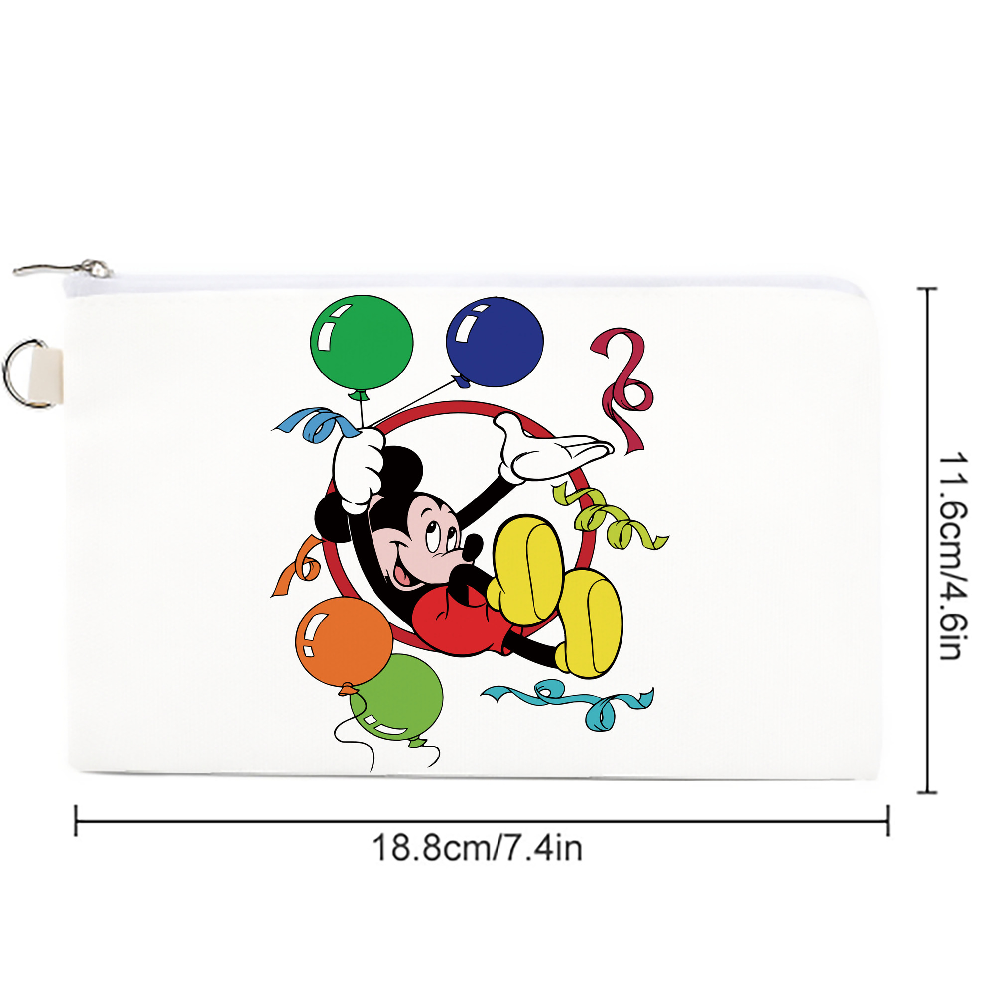 ミッキーマウス Mickey Mouse キャンバス生地ポーチ　小物入れ