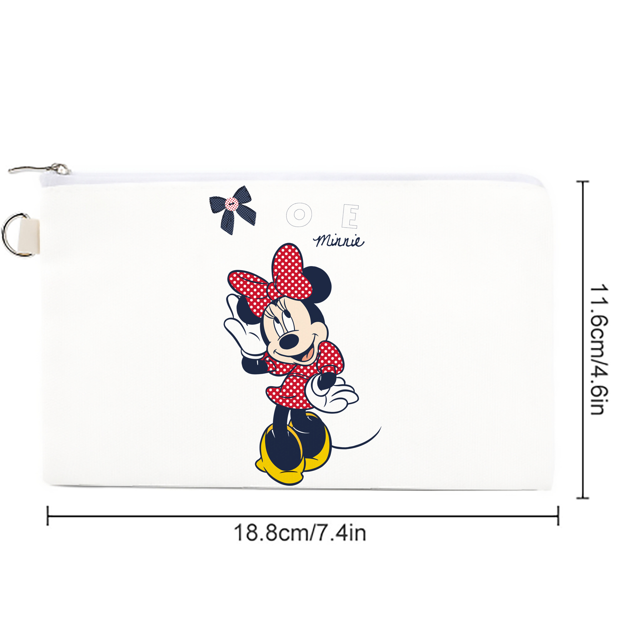 ミッキーマウス Mickey Mouse キャンバス生地ポーチ　小物入れ