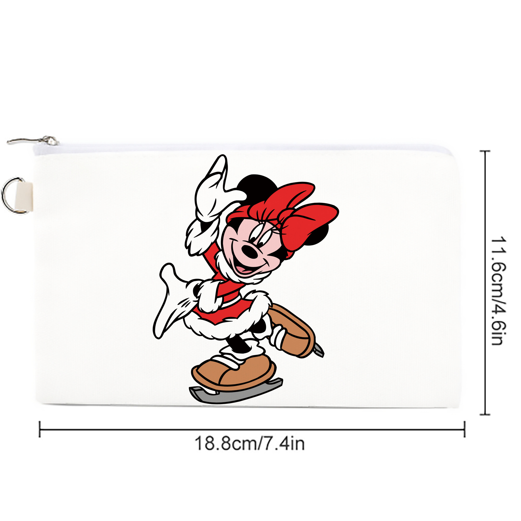 ミッキーマウス Mickey Mouse キャンバス生地ポーチ　小物入れ