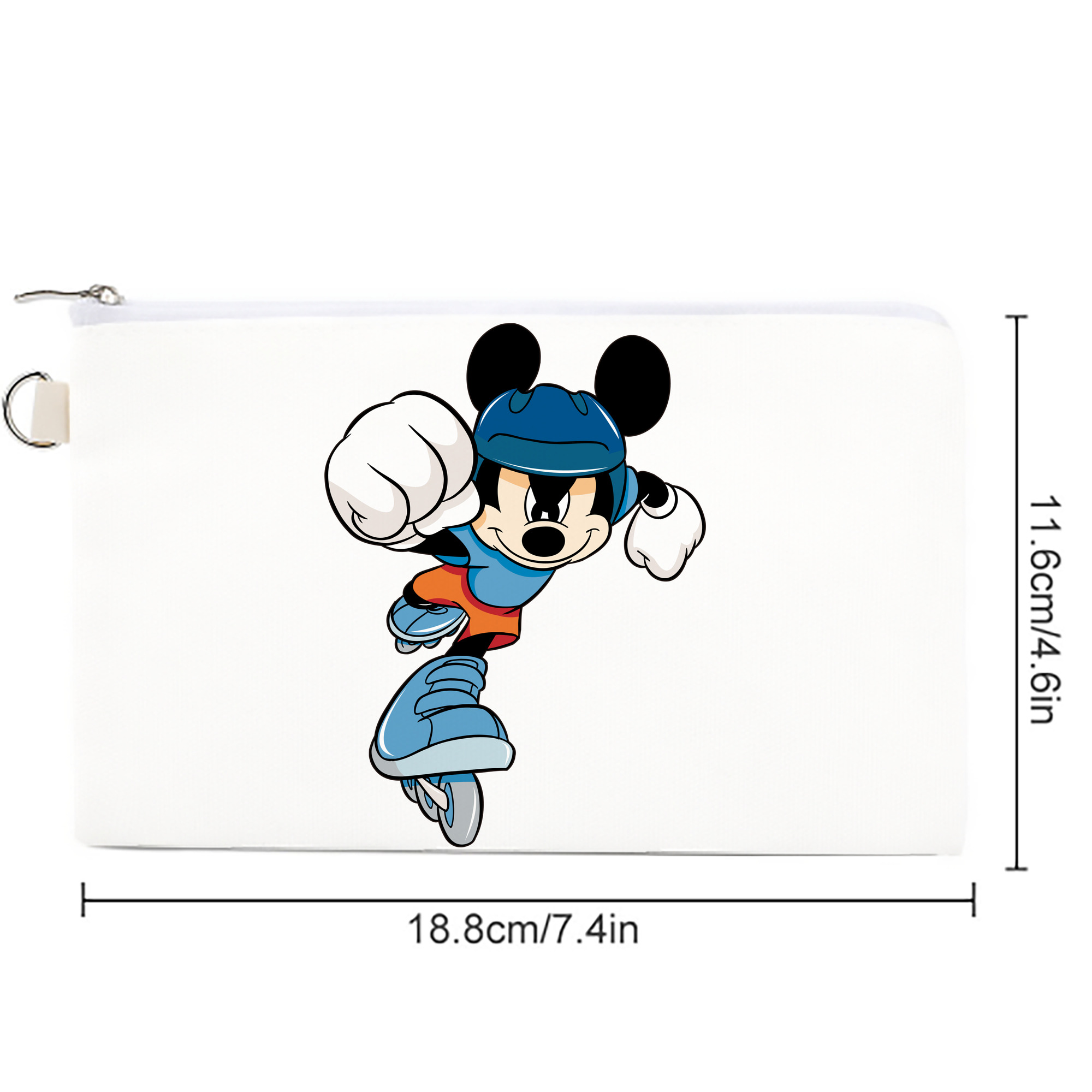 ミッキーマウス Mickey Mouse キャンバス生地ポーチ　小物入れ