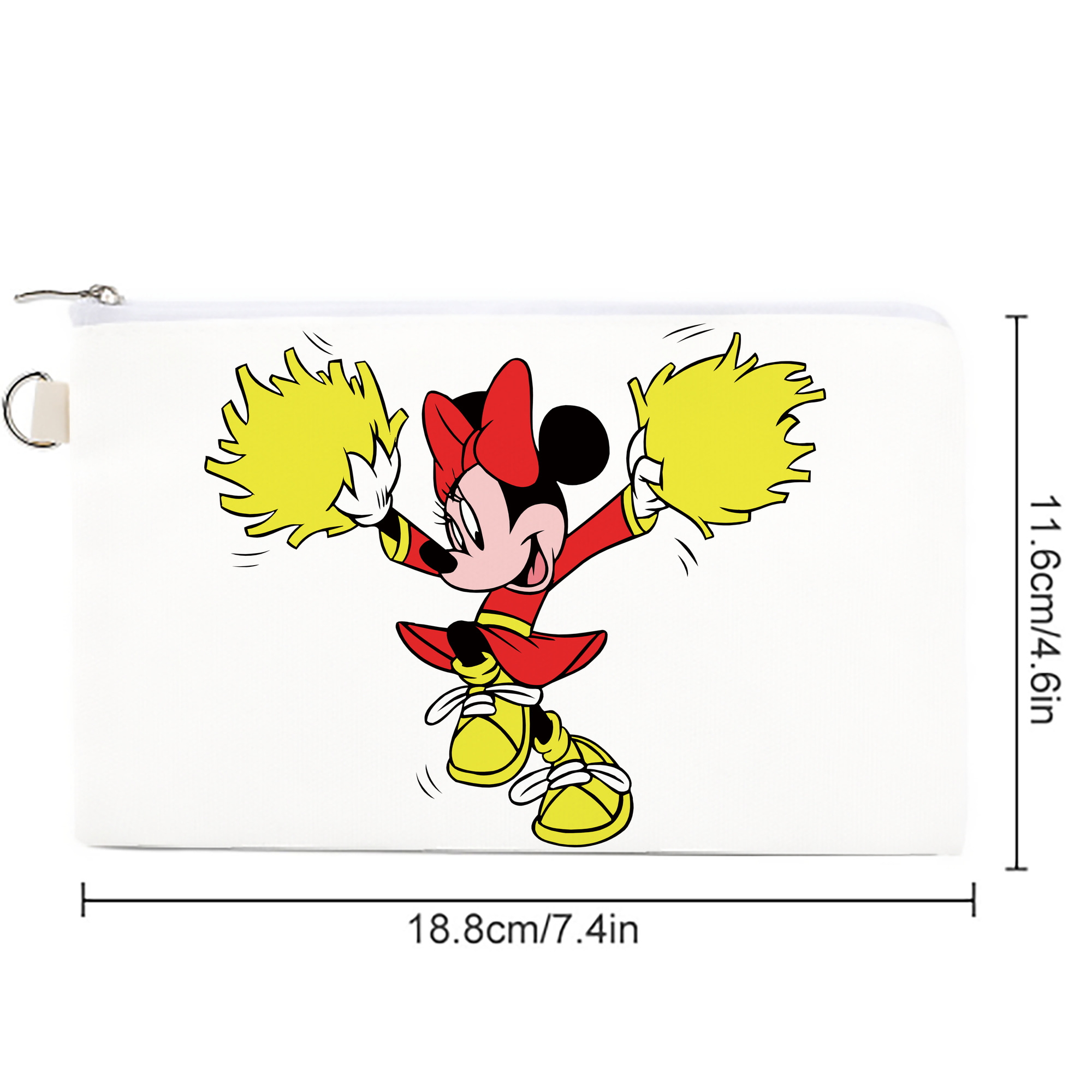 ミッキーマウス Mickey Mouse キャンバス生地ポーチ　小物入れ