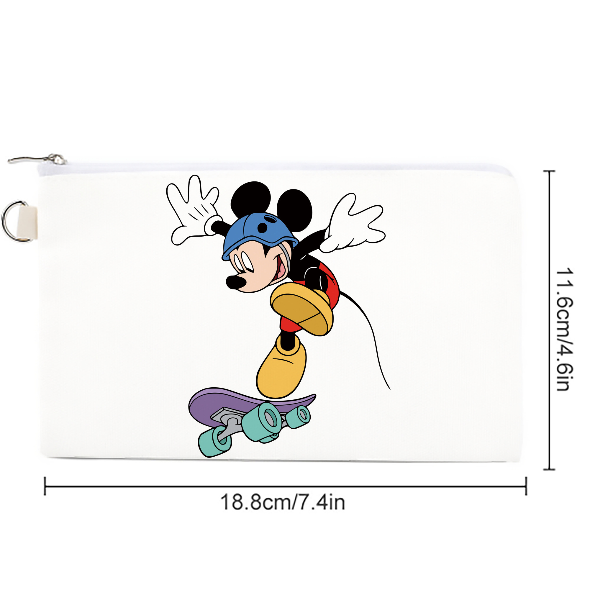 ミッキーマウス Mickey Mouse キャンバス生地ポーチ　小物入れ