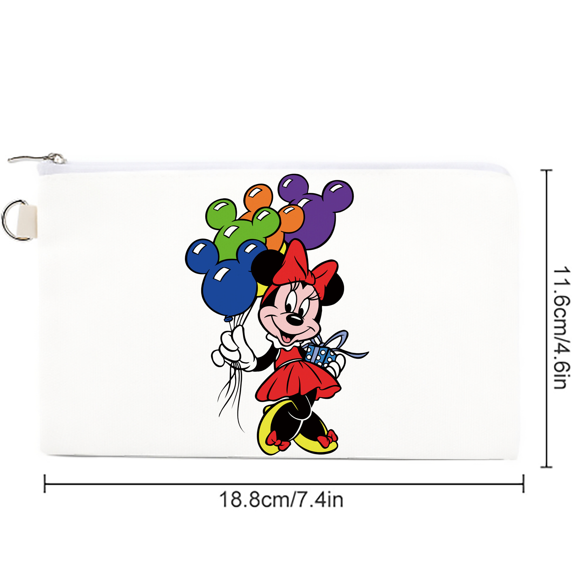ミッキーマウス Mickey Mouse キャンバス生地ポーチ　小物入れ