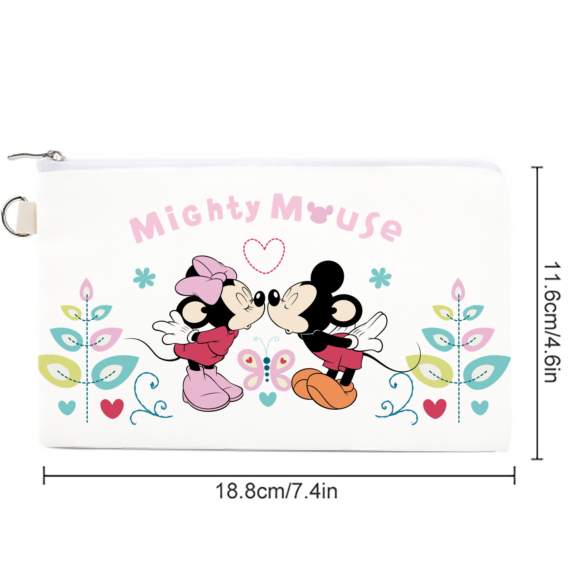 ミッキーマウス Mickey Mouse キャンバス生地ポーチ　小物入れ