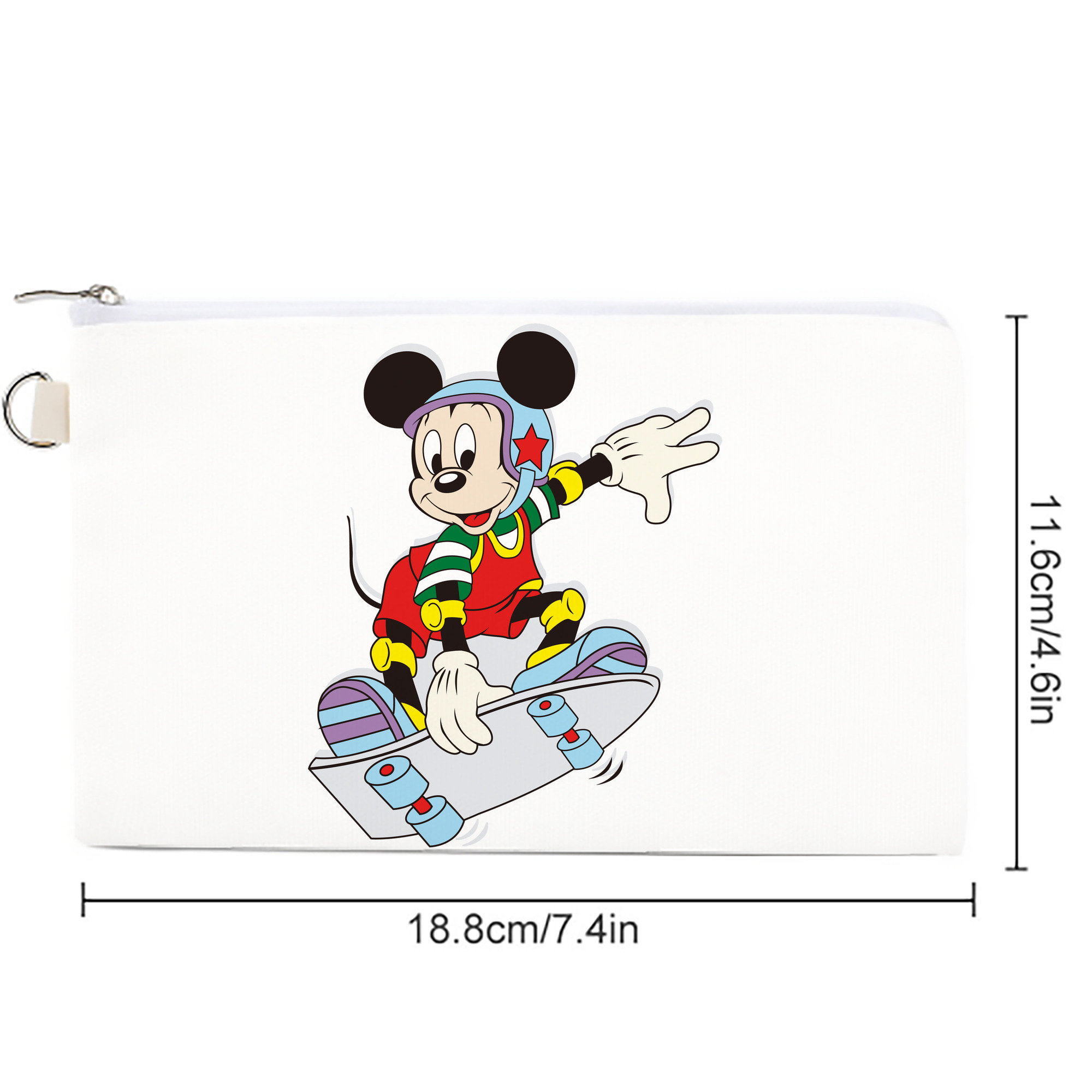 ミッキーマウス Mickey Mouse キャンバス生地ポーチ　小物入れ