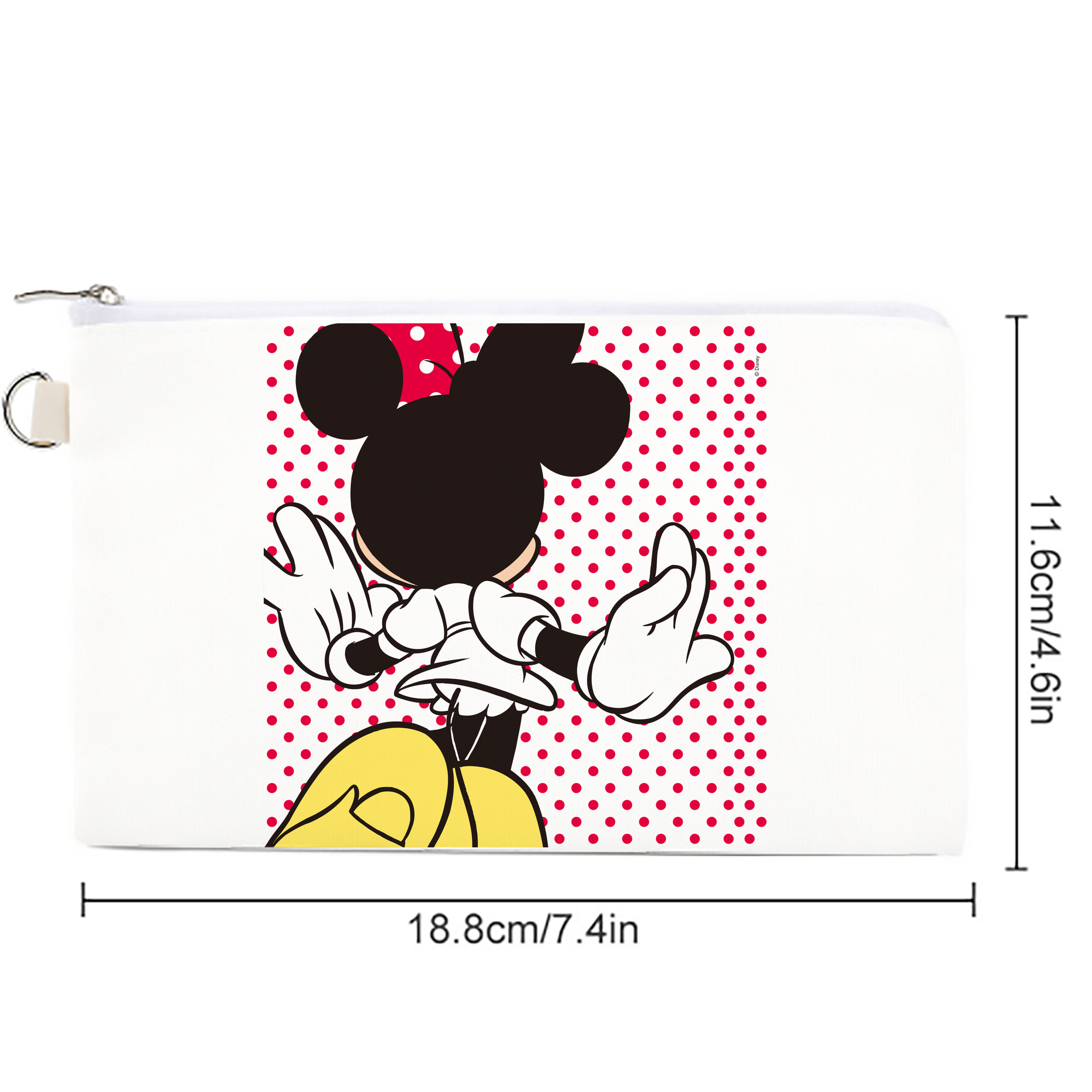 ミッキーマウス Mickey Mouse キャンバス生地ポーチ　小物入れ