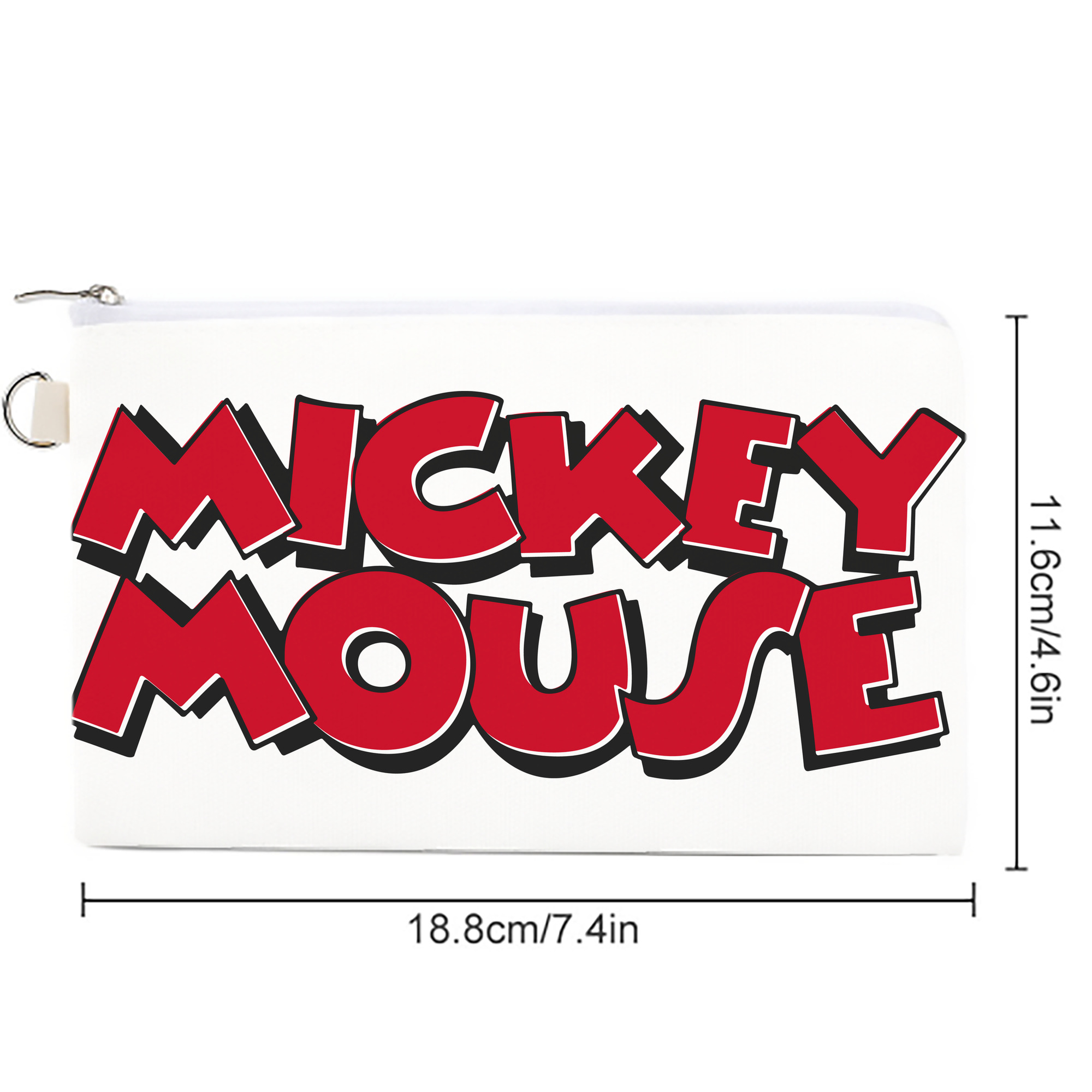 ミッキーマウス Mickey Mouse キャンバス生地ポーチ　小物入れ
