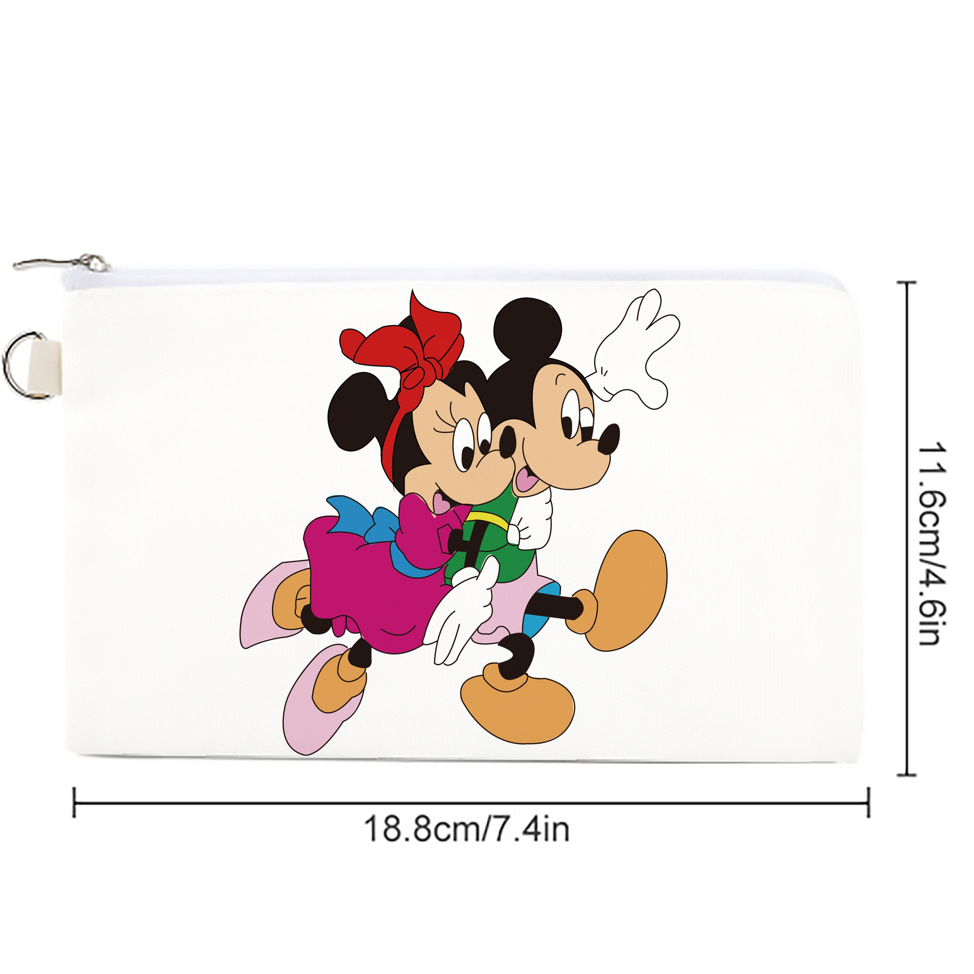 ミッキーマウス Mickey Mouse キャンバス生地ポーチ　小物入れ