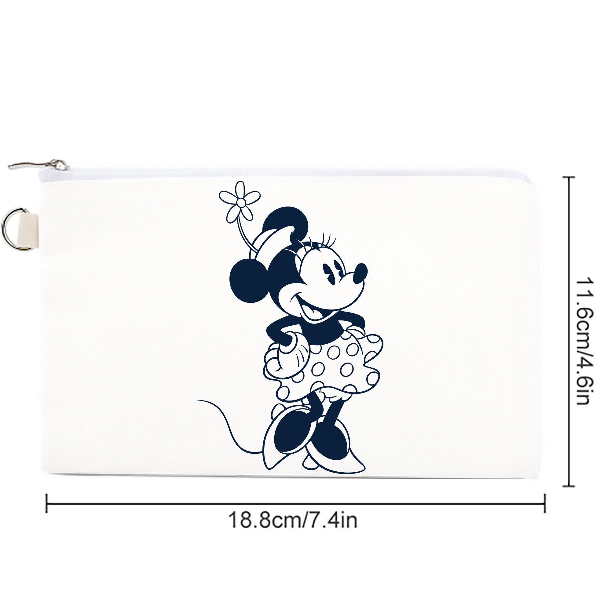 ミッキーマウス Mickey Mouse キャンバス生地ポーチ　小物入れ
