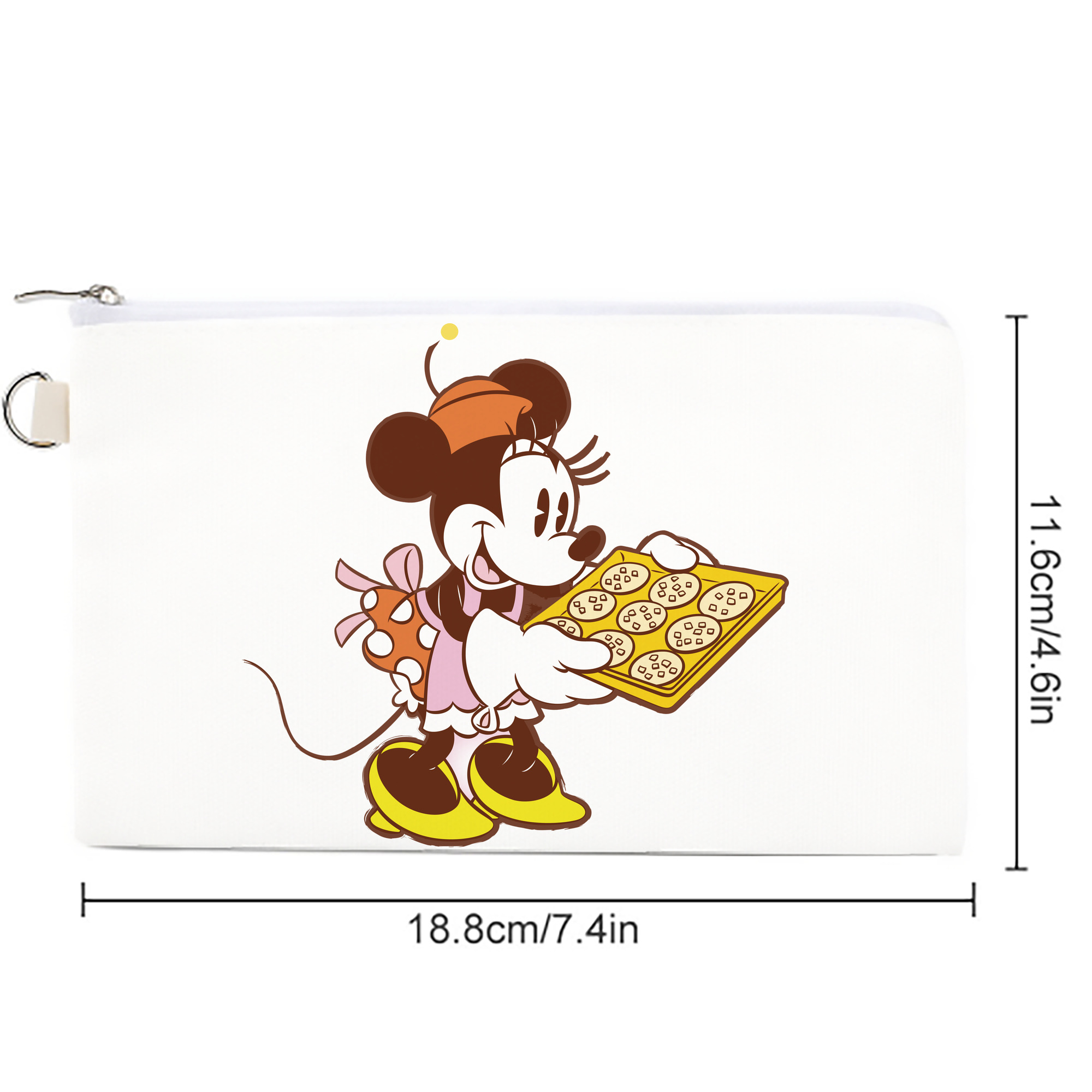 ミッキーマウス Mickey Mouse キャンバス生地ポーチ　小物入れ