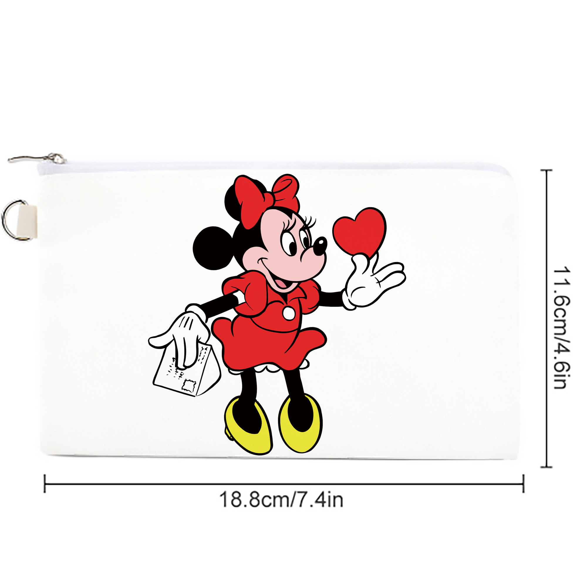 ミッキーマウス Mickey Mouse キャンバス生地ポーチ　小物入れ