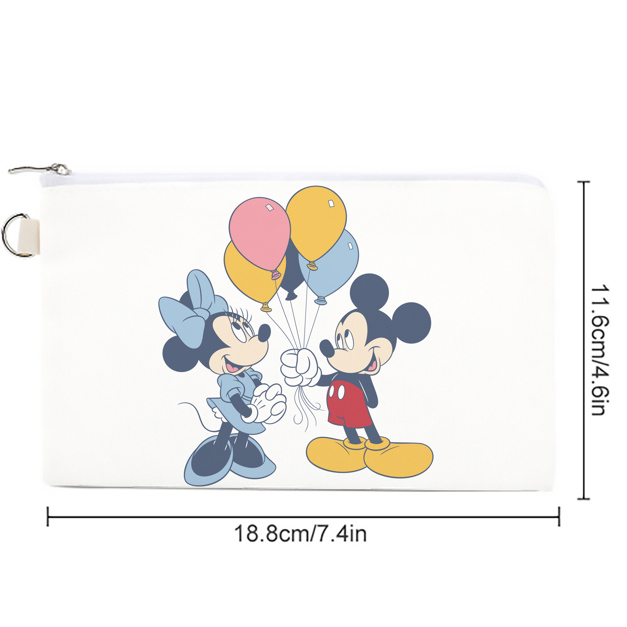 ミッキーマウス Mickey Mouse キャンバス生地ポーチ　小物入れ