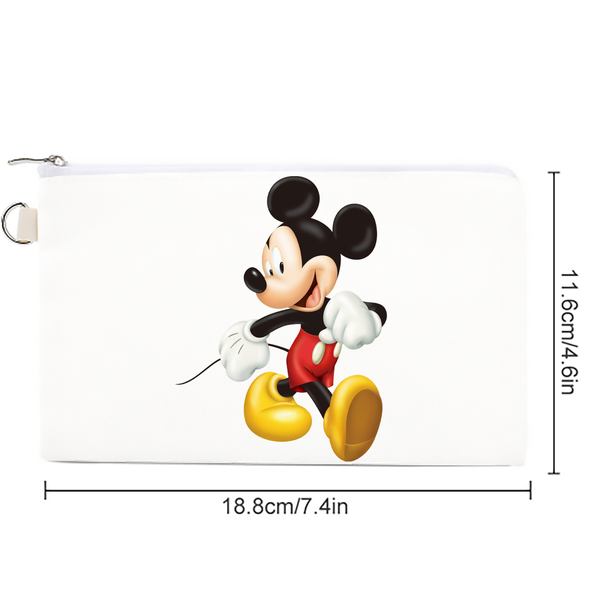 ミッキーマウス Mickey Mouse キャンバス生地ポーチ　小物入れ