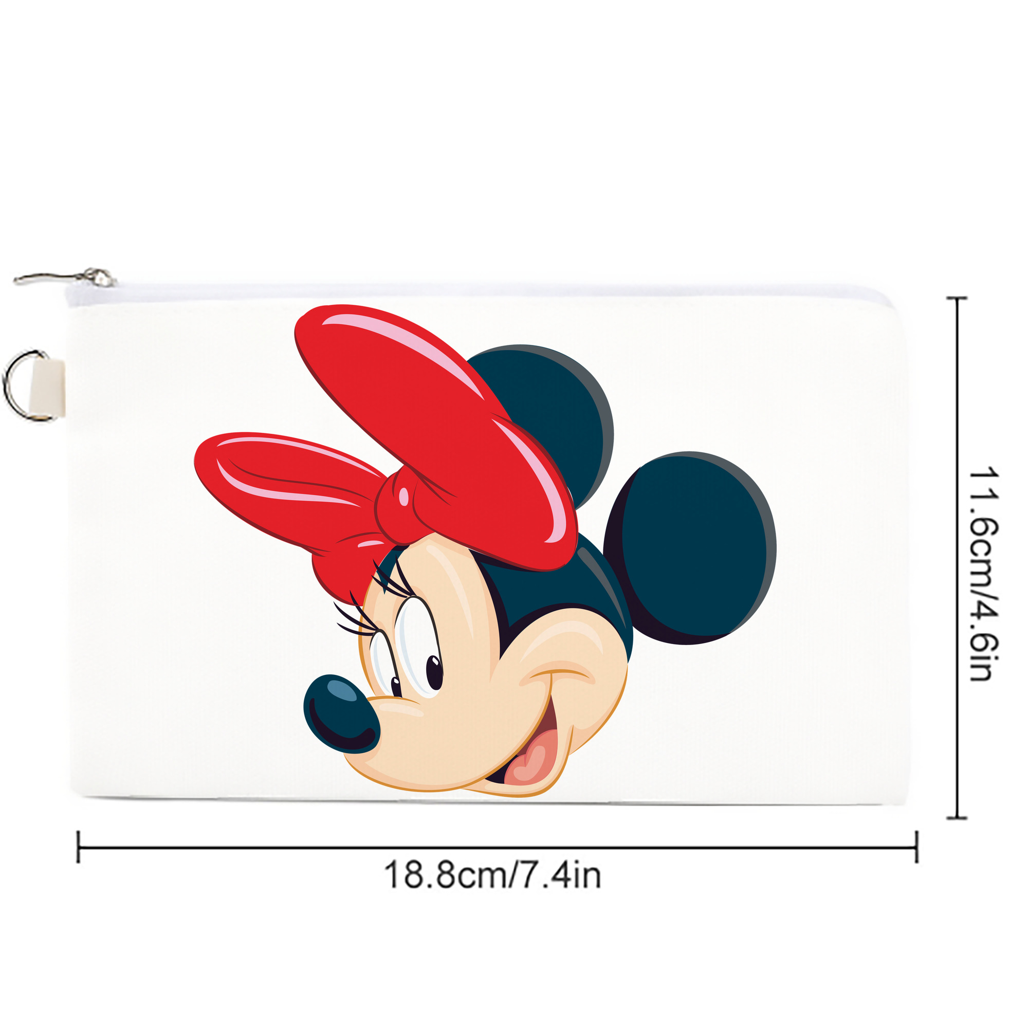 ミッキーマウス Mickey Mouse キャンバス生地ポーチ　小物入れ