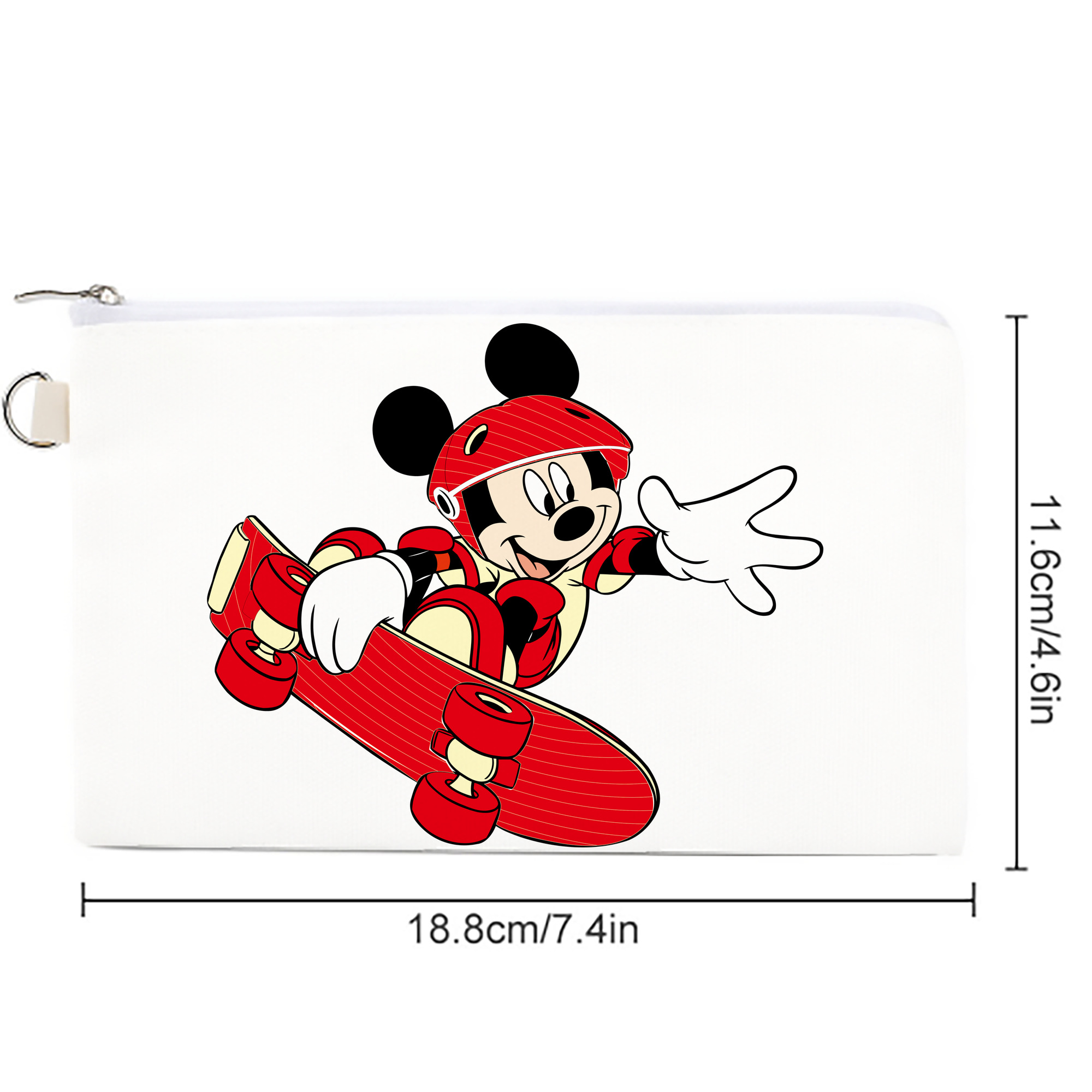 ミッキーマウス Mickey Mouse キャンバス生地ポーチ　小物入れ
