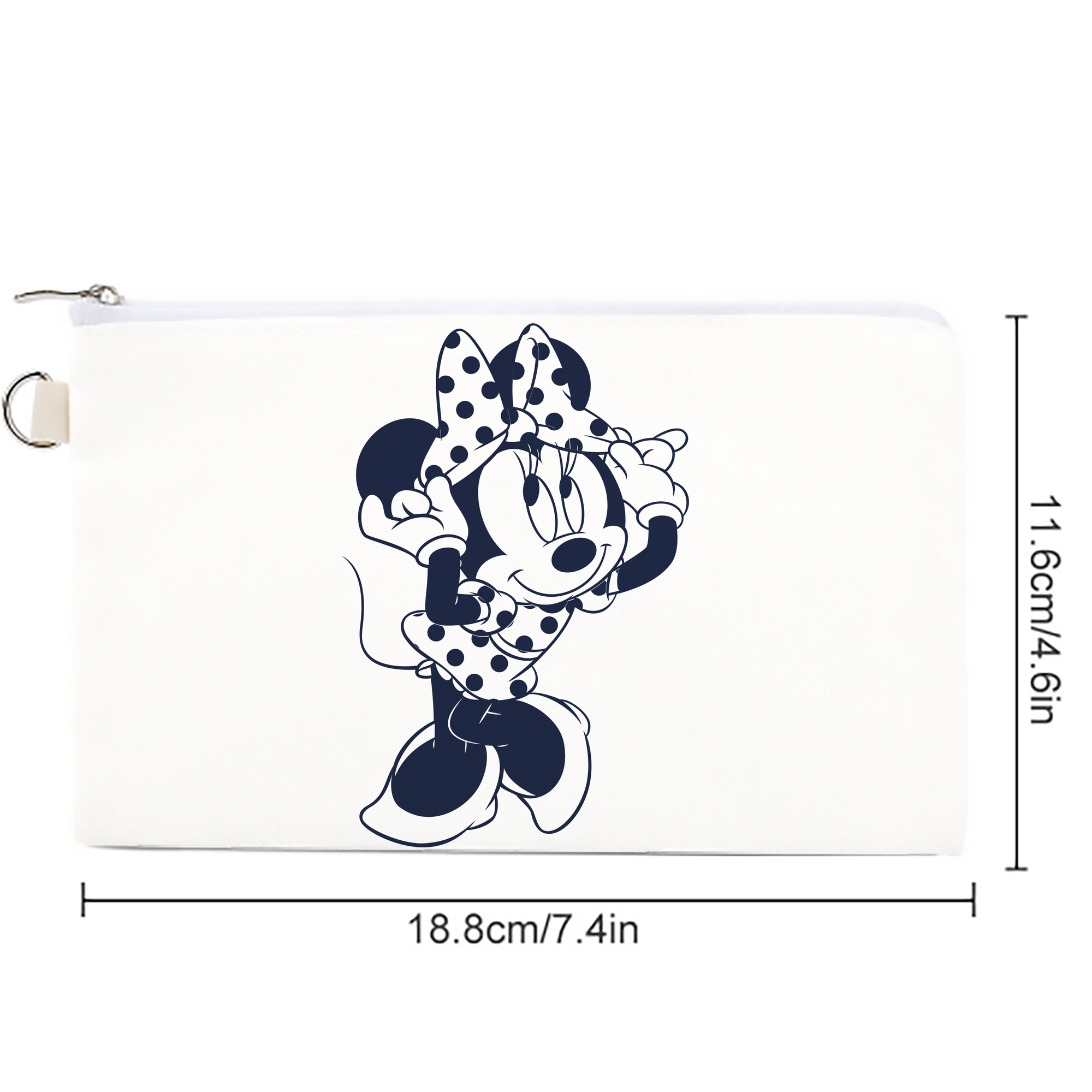 ミッキーマウス Mickey Mouse キャンバス生地ポーチ　小物入れ