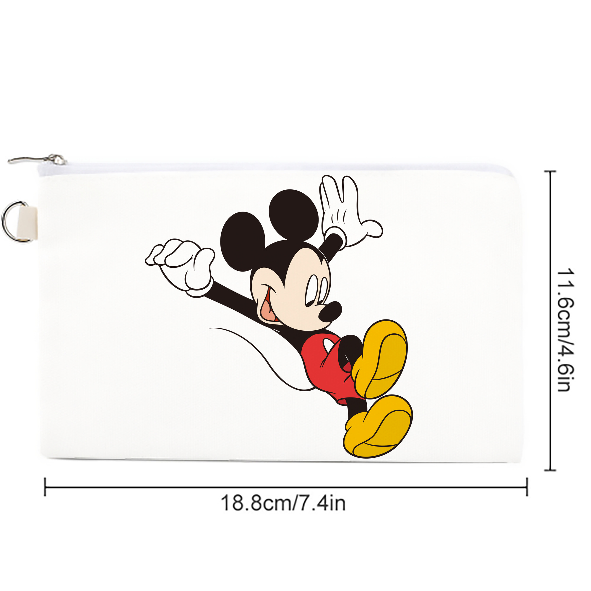 ミッキーマウス Mickey Mouse キャンバス生地ポーチ　小物入れ