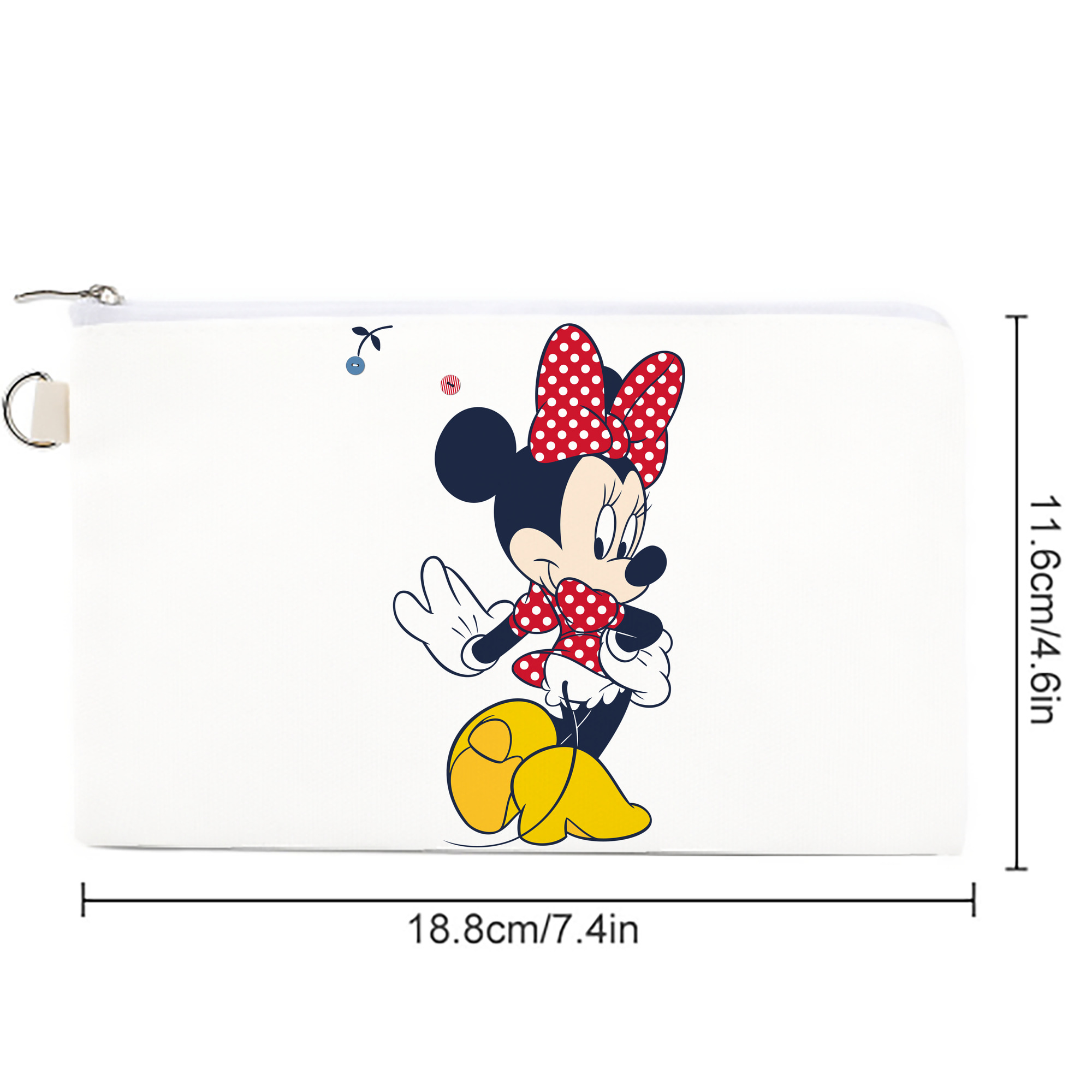 ミッキーマウス Mickey Mouse キャンバス生地ポーチ　小物入れ
