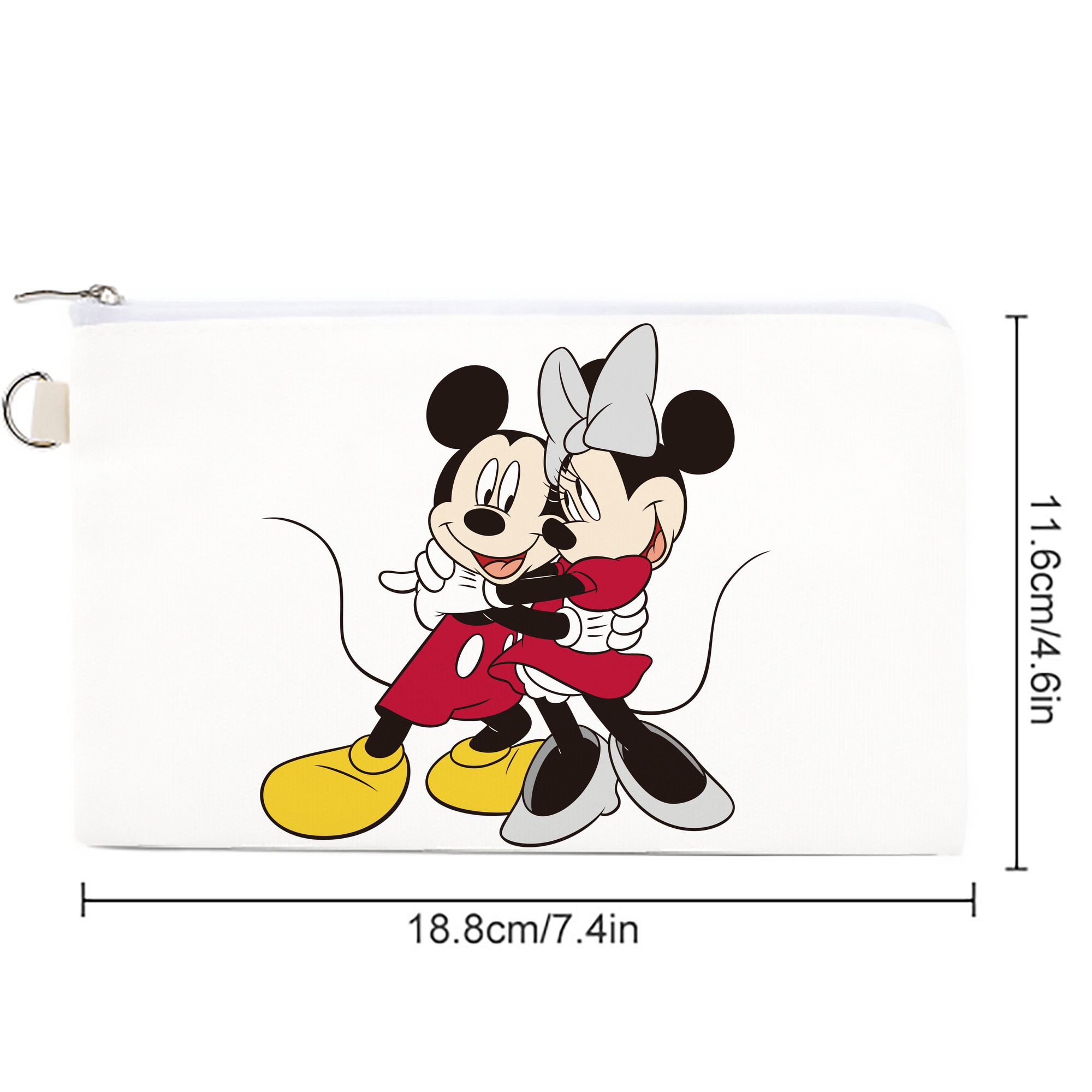 ミッキーマウス Mickey Mouse キャンバス生地ポーチ　小物入れ