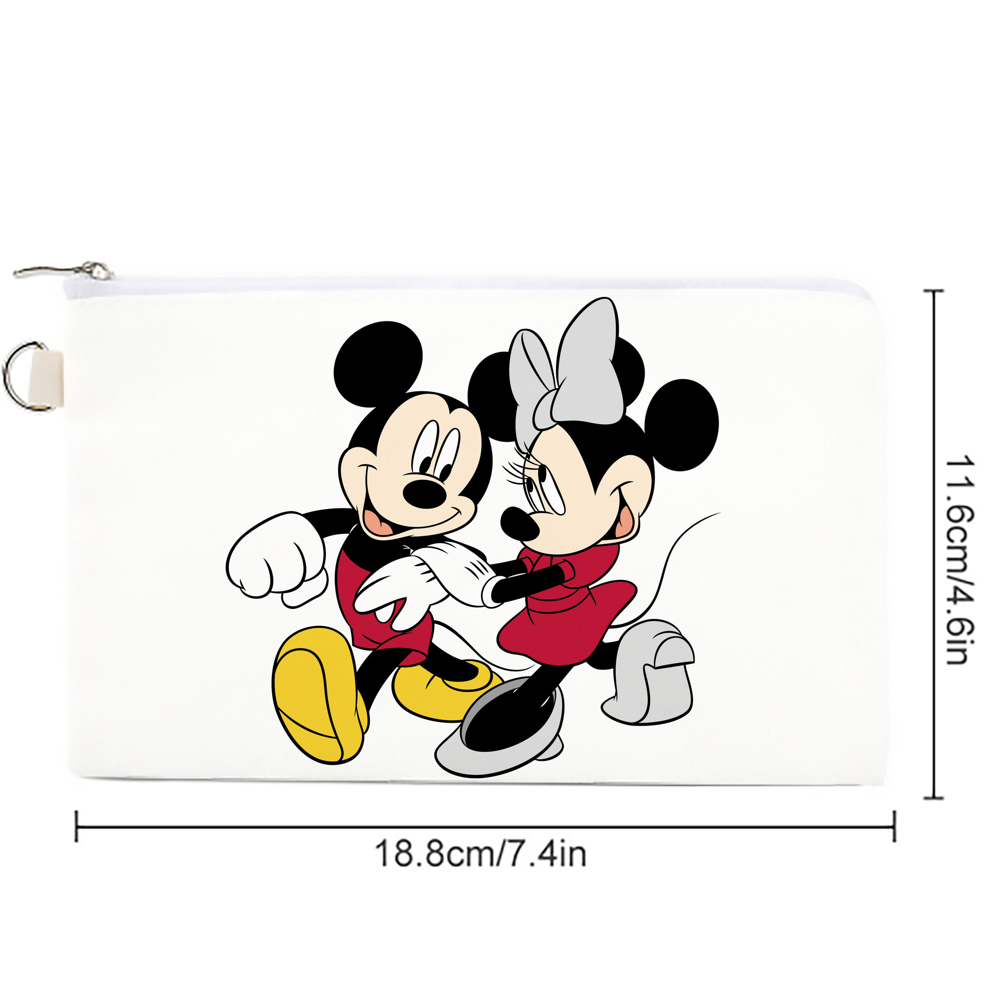 ミッキーマウス Mickey Mouse キャンバス生地ポーチ　小物入れ