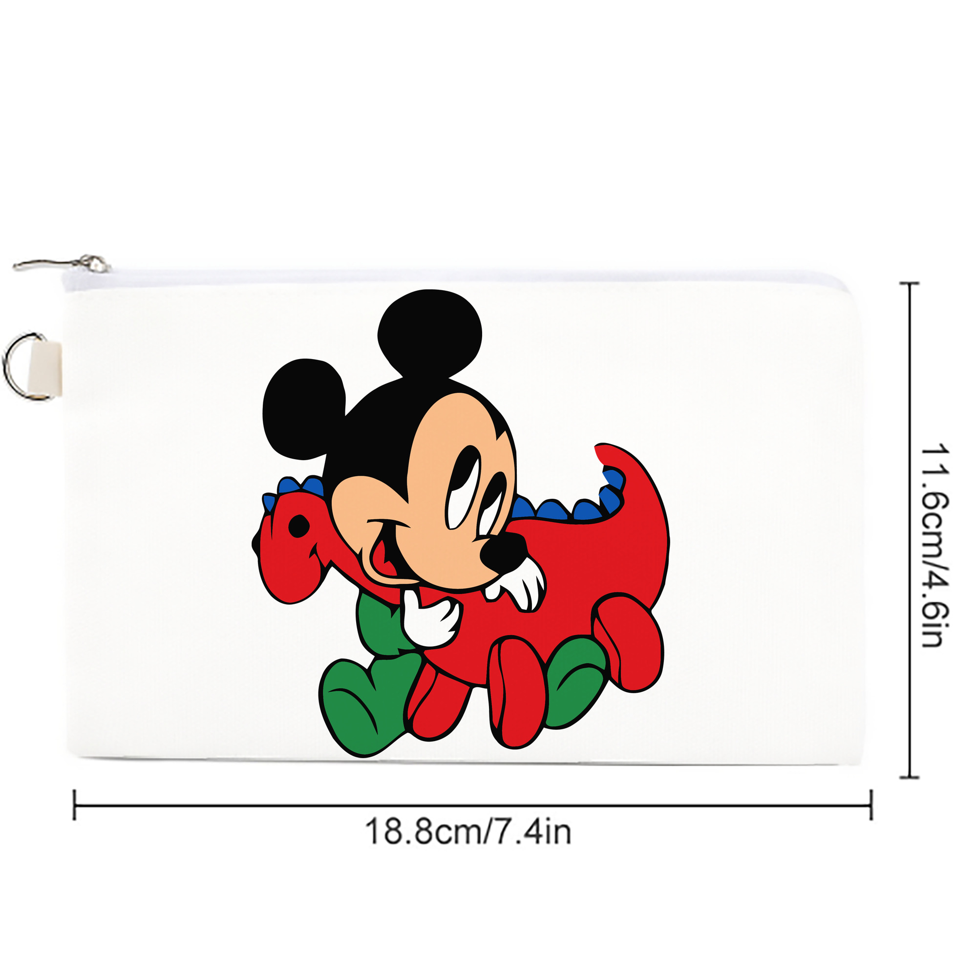 ミッキーマウス Mickey Mouse キャンバス生地ポーチ　小物入れ
